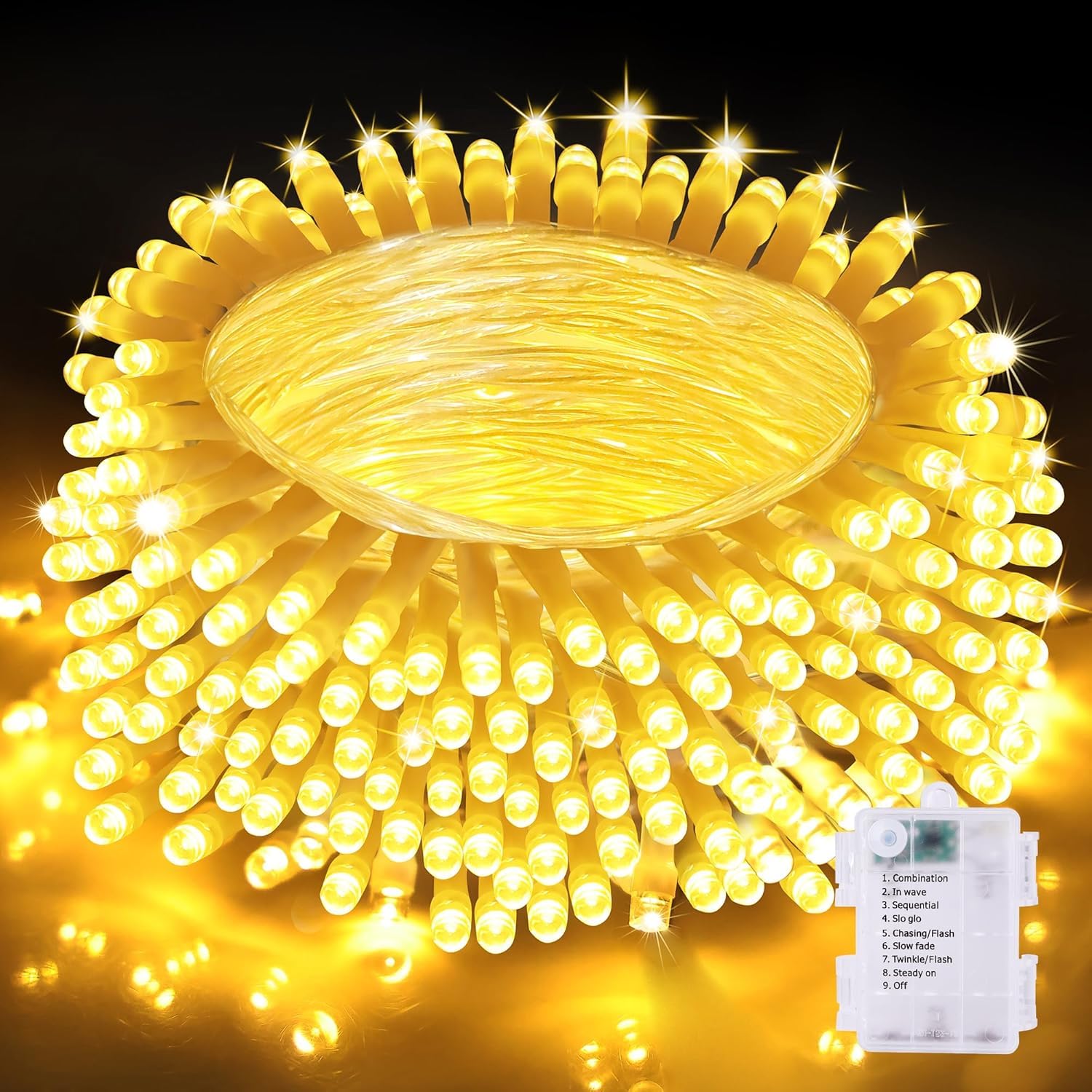 Luci Albero Di Natale a Batteria 20m 200LEDs