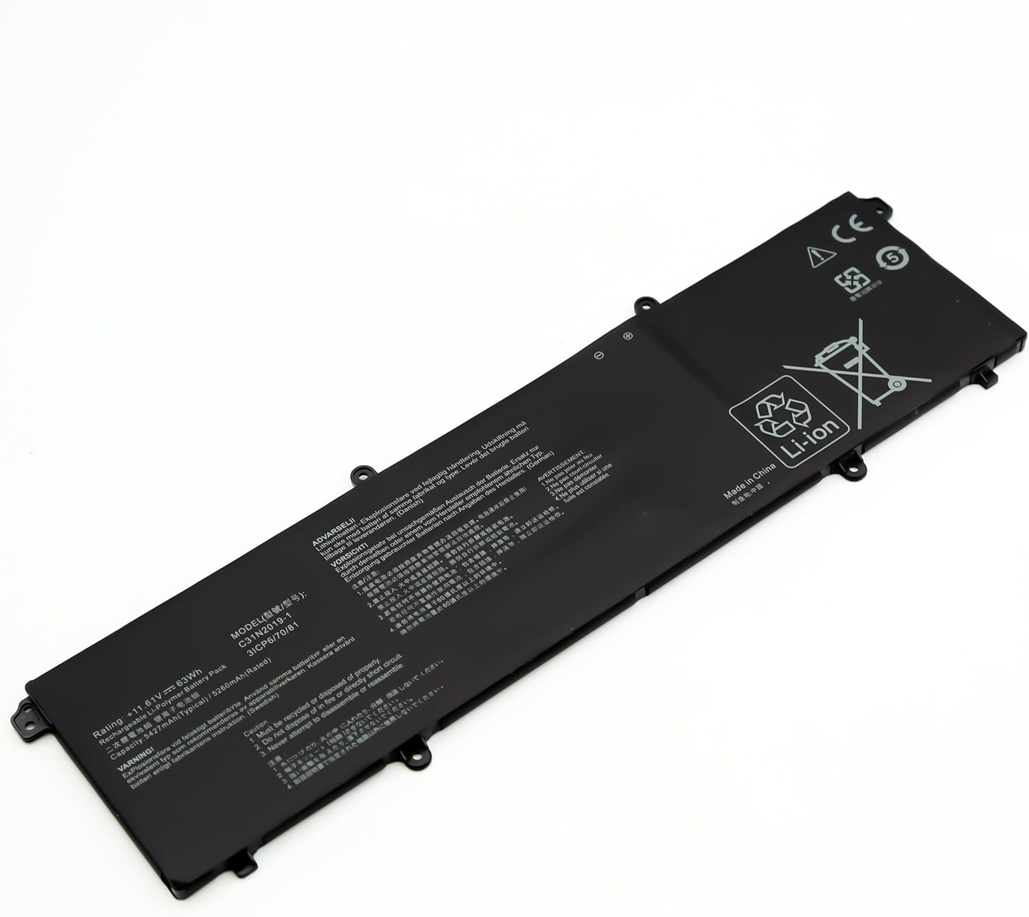 BLESYS C31N2019-1 Batteria per Asus 11,61V/63Wh - immagine 6