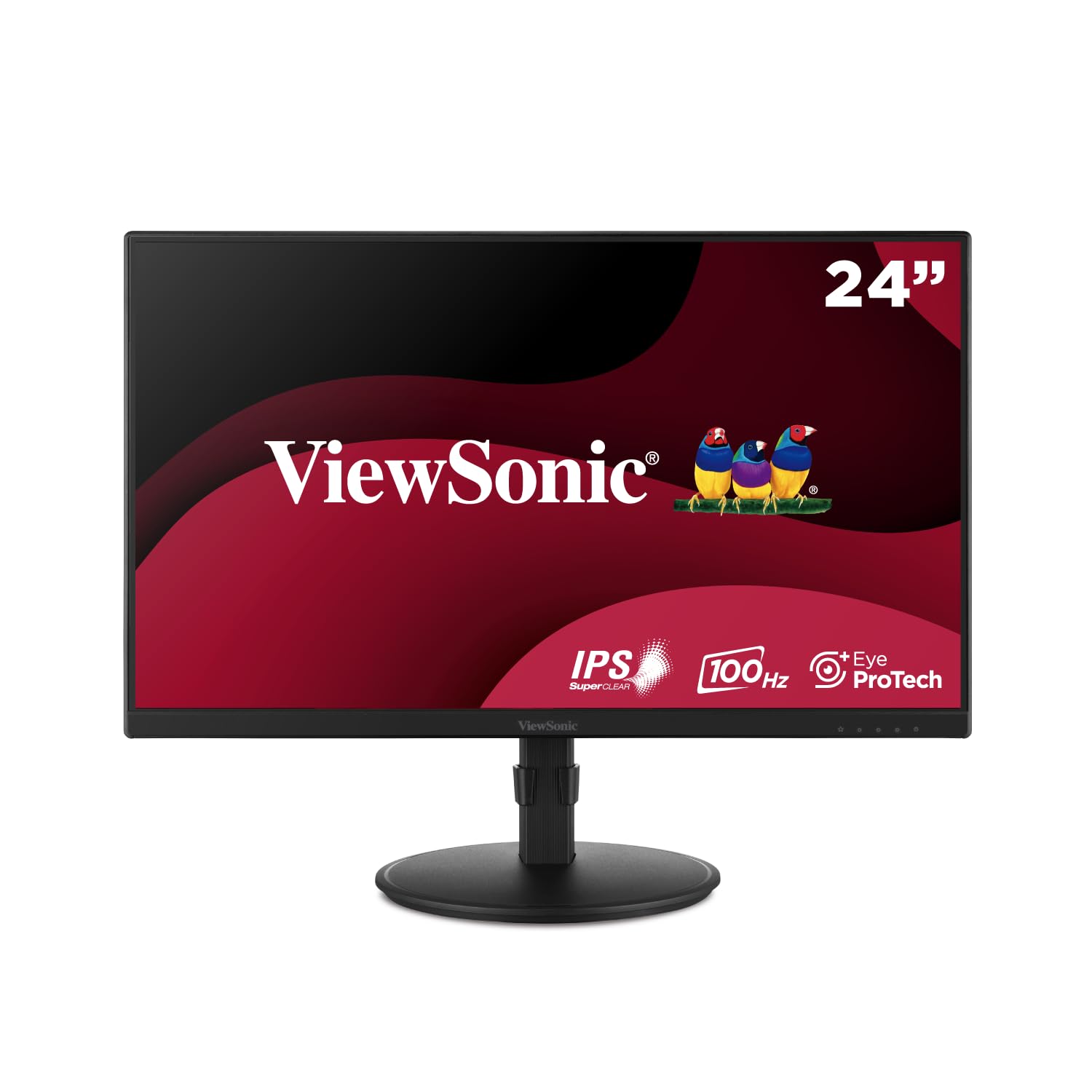 ViewSonic VA2408-HDJ Monitor ergonomico IPS Full HD 100Hz da 24 pollici