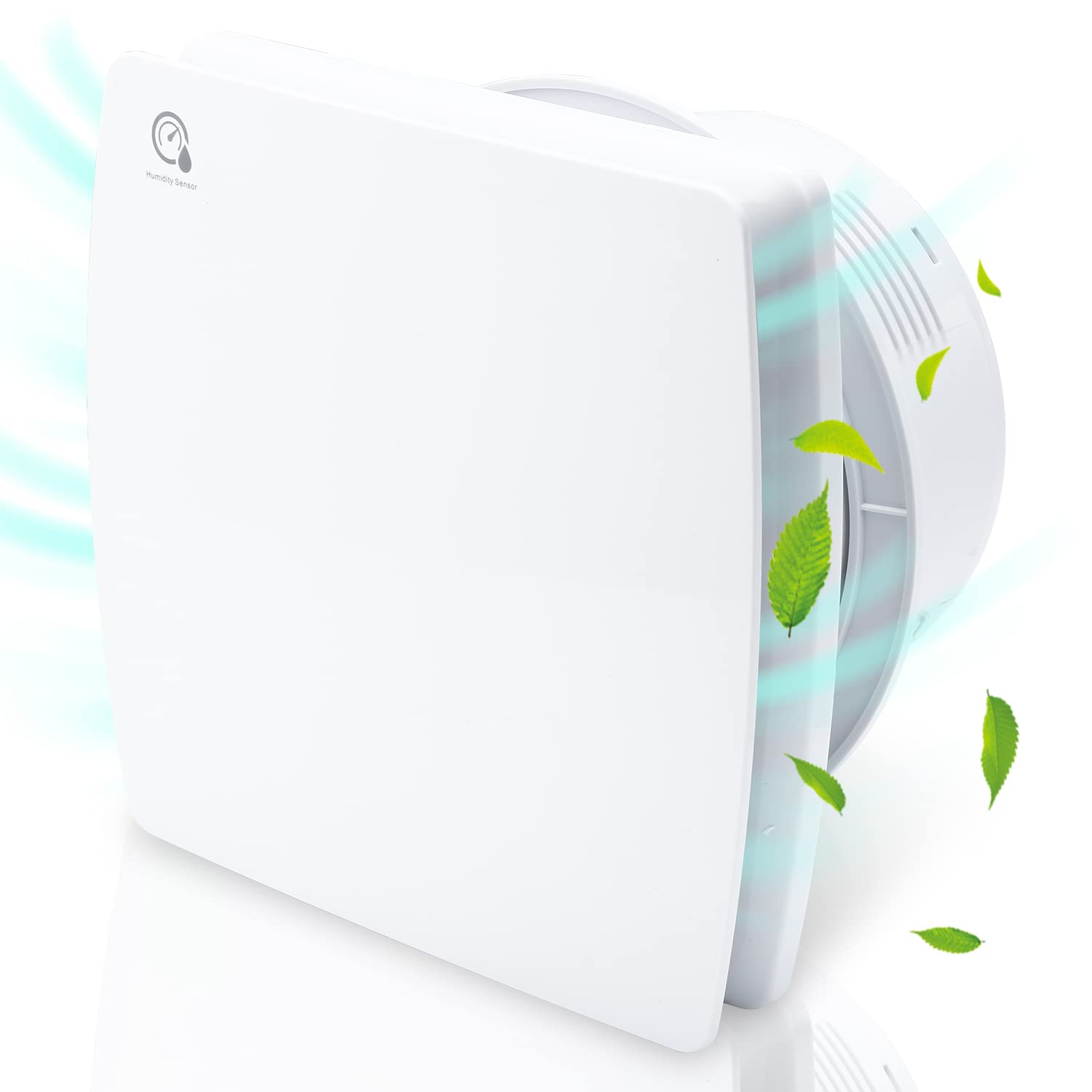 Ikodm Ventilatore da Bagno 100mm con Sensore Umidità