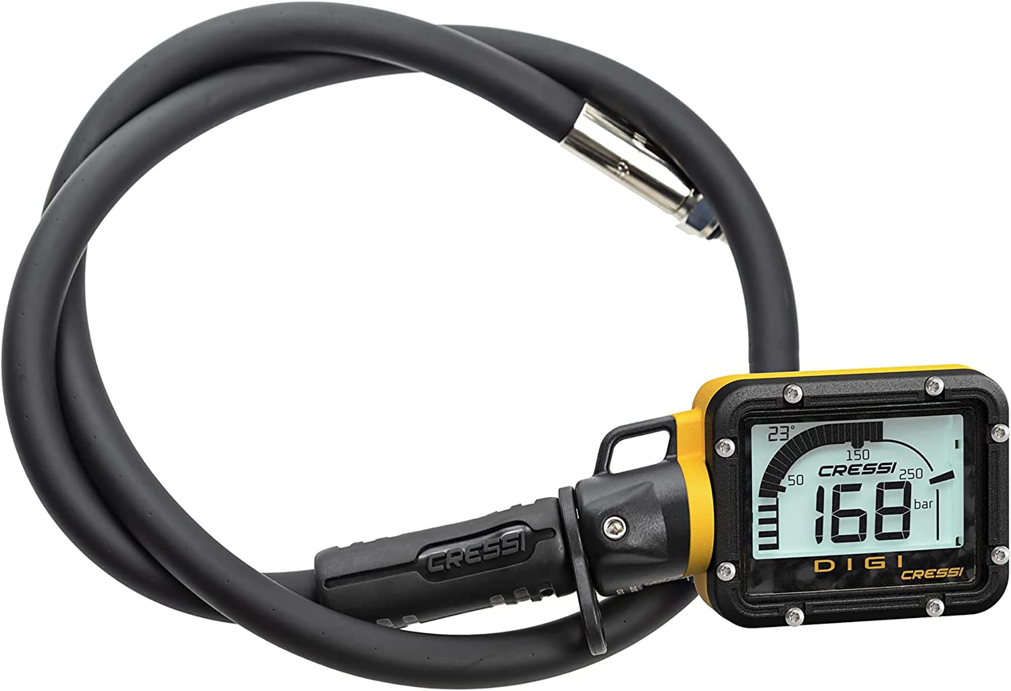 Cressi digi - Manometro Digitale per Immersioni, Giallo