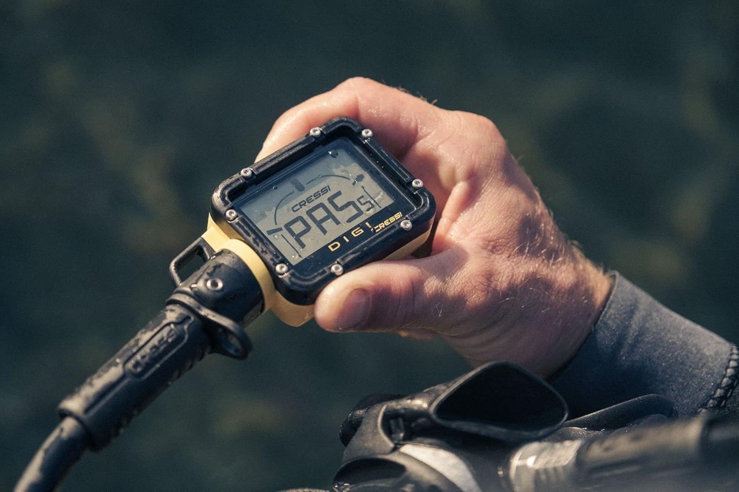 Cressi digi - Manometro Digitale per Immersioni, Giallo - immagine 5