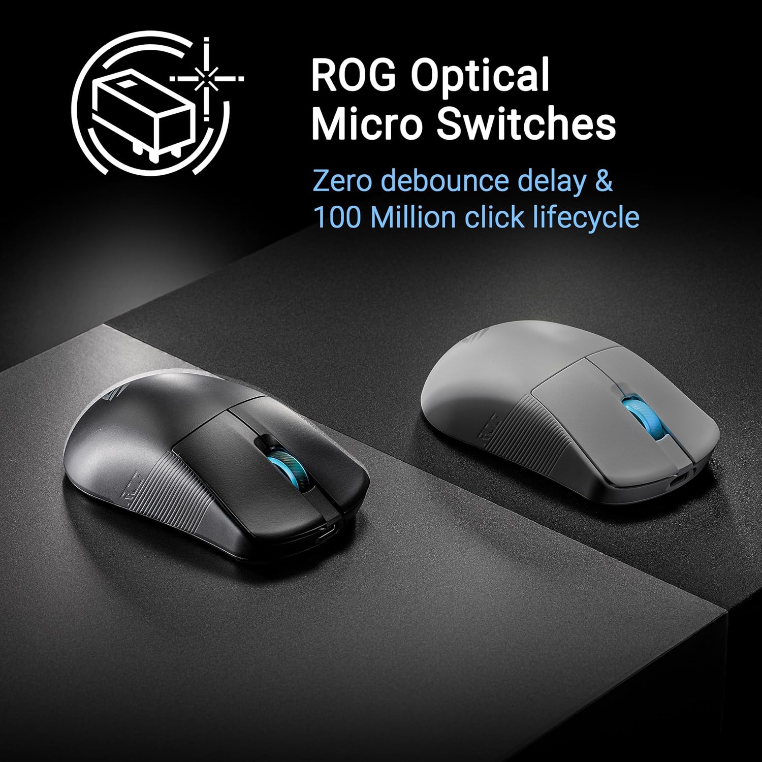 ROG Harpe Ace Mini - Mouse Gaming Wireless 42.000 DPI, Nero - immagine 7