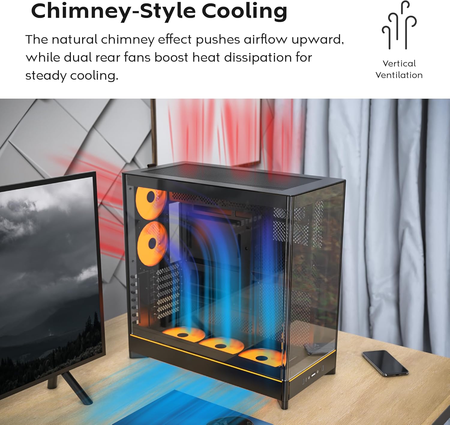 Montech HS02 PRO - Case PC ATX Mid-Tower - immagine 10