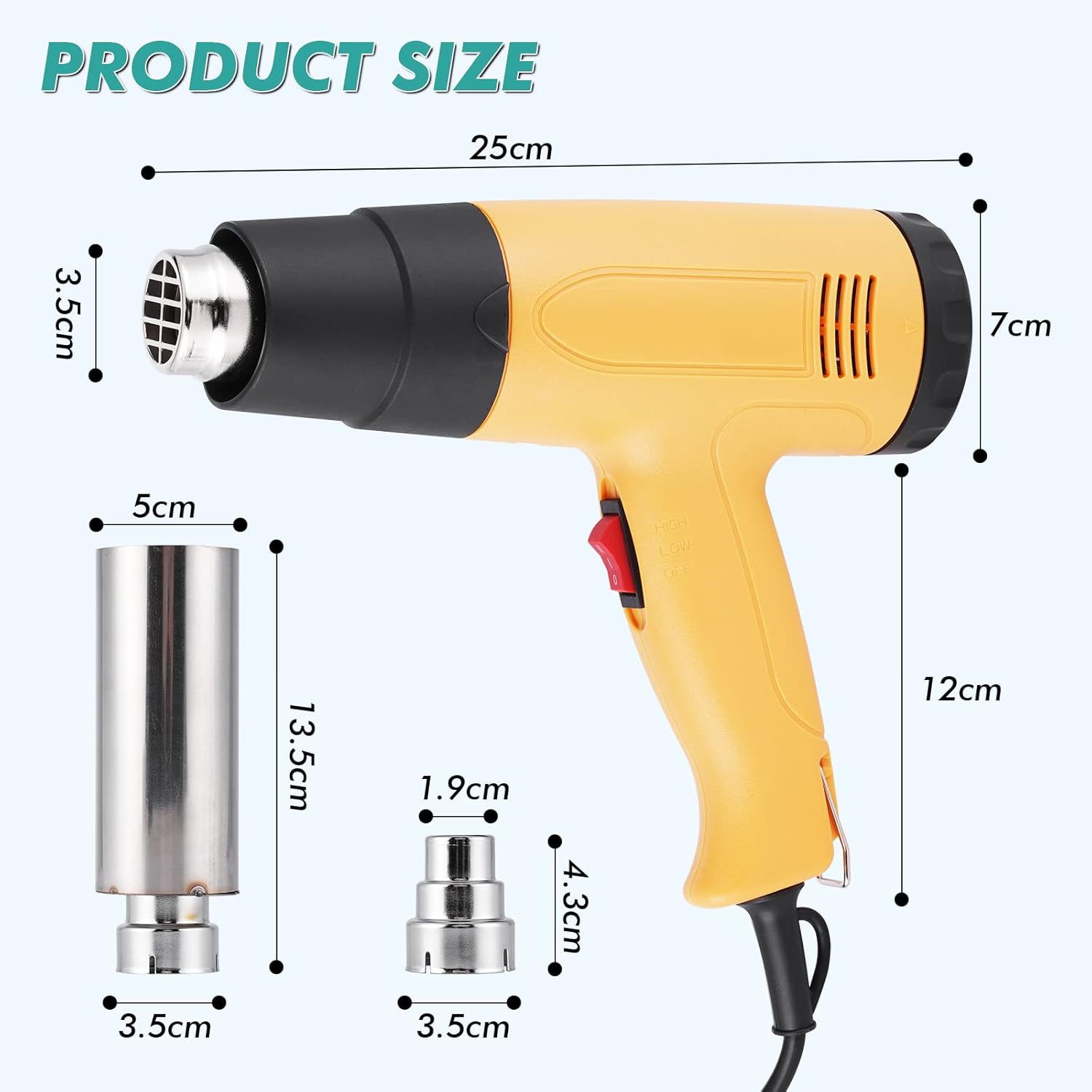 Macchina Avvolgitrice Termoretraibile con Tappo 1800W (50MM) - immagine 6