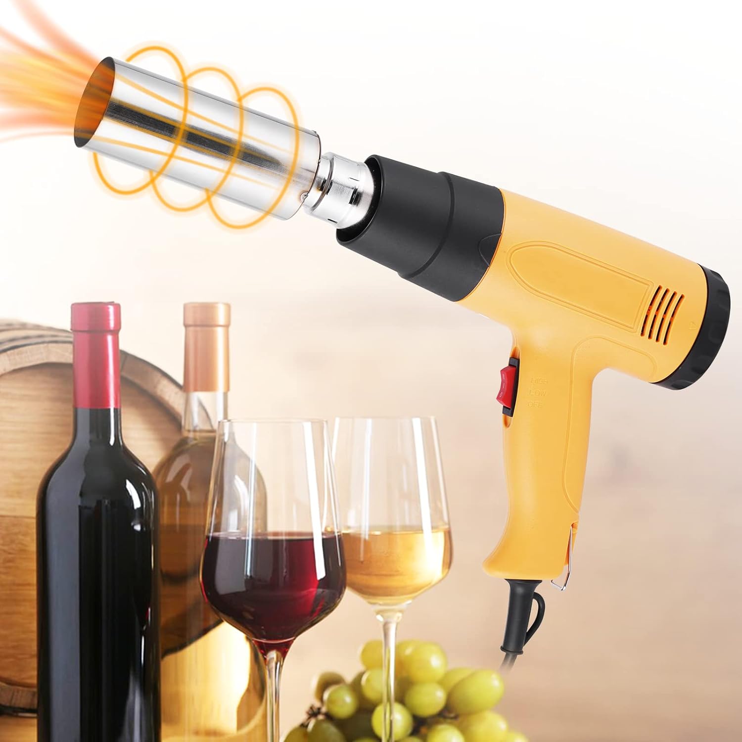 Macchina Avvolgitrice Termoretraibile con Tappo 1800W (50MM) - immagine 7