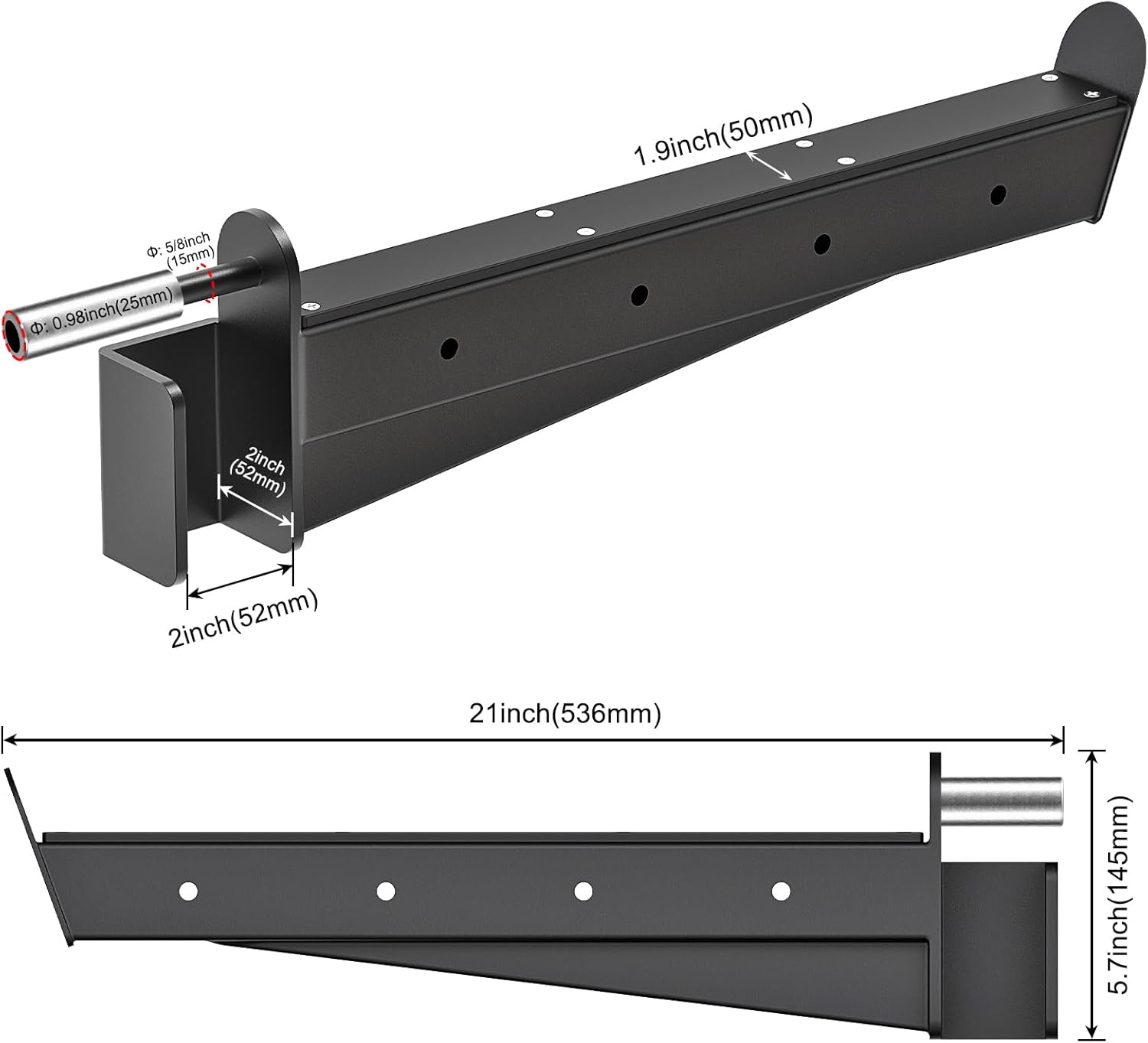 Kipika Bracci di Sicurezza e Ganci a J per Power Rack - immagine 3