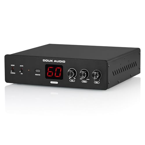 Douk Audio BSA-600 - Amplificatore stereo da 230 W, per trasduttore