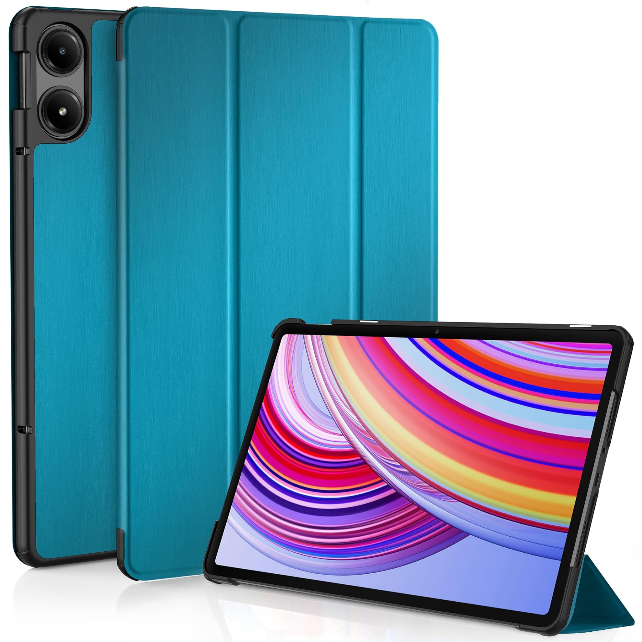 Easyacc Custodia per Xiaomi Redmi Pad Pro 12.1" 2024, Blu Pavone