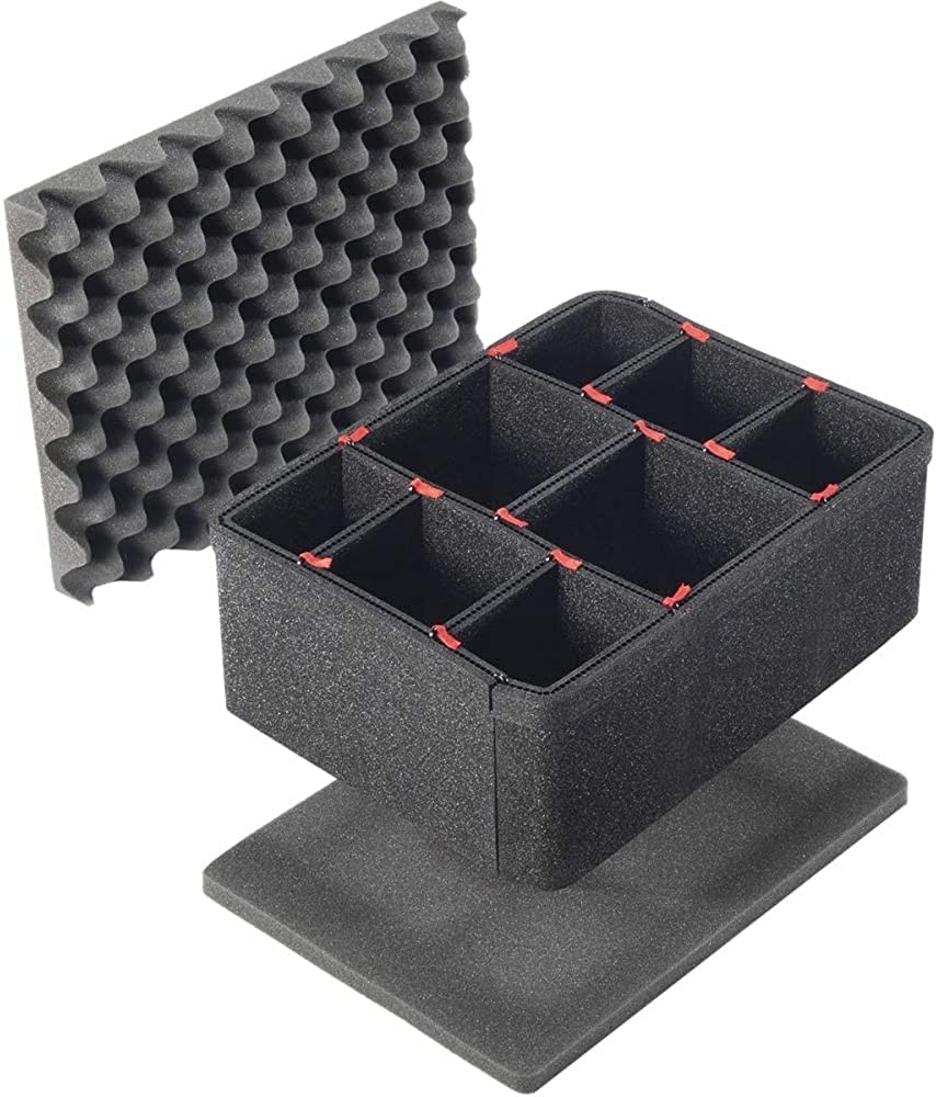 Peli 1500 Set Divisori TrekPak, Nero