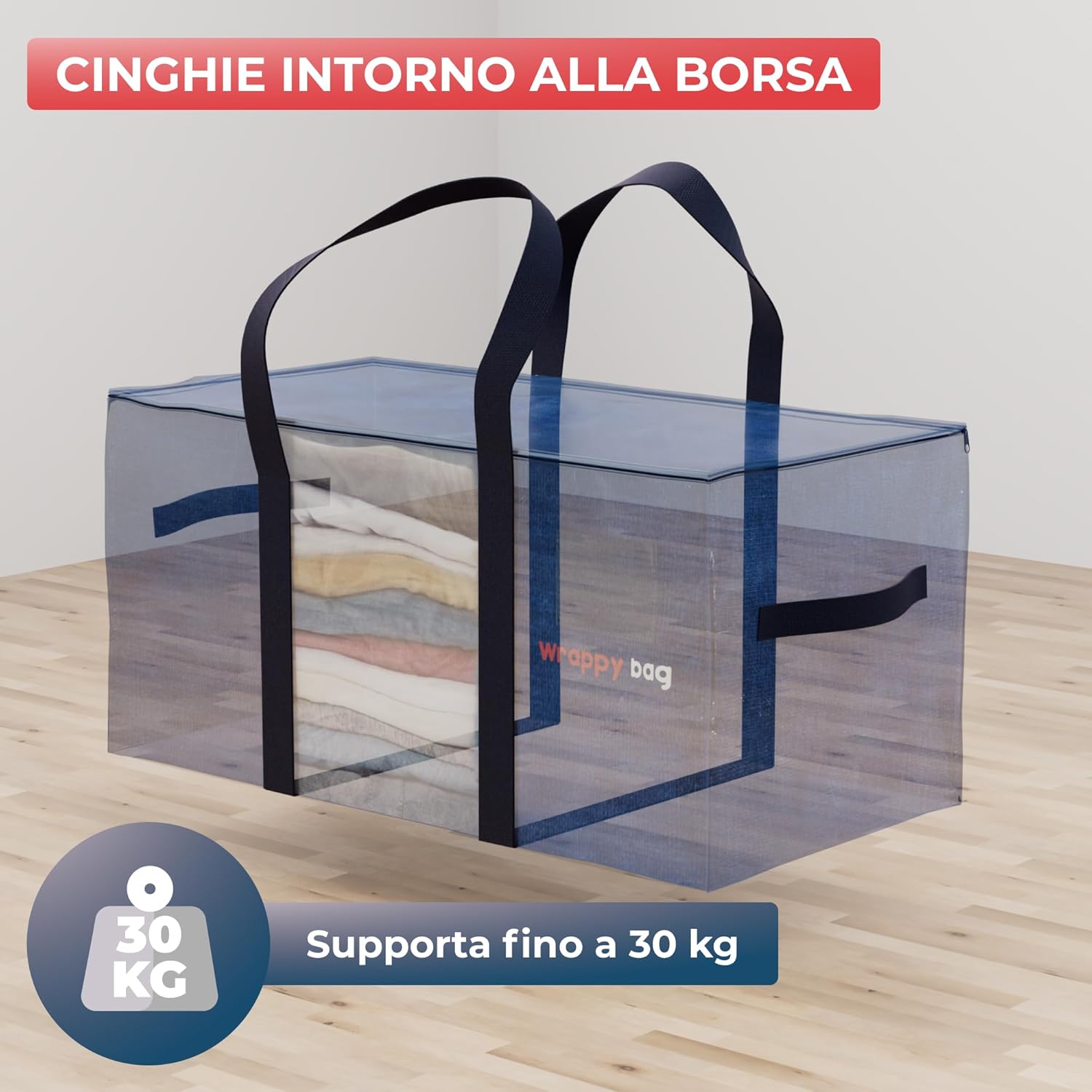 Wrappybag Set 10 Borse XXL Trasloco/Viaggi - immagine 3