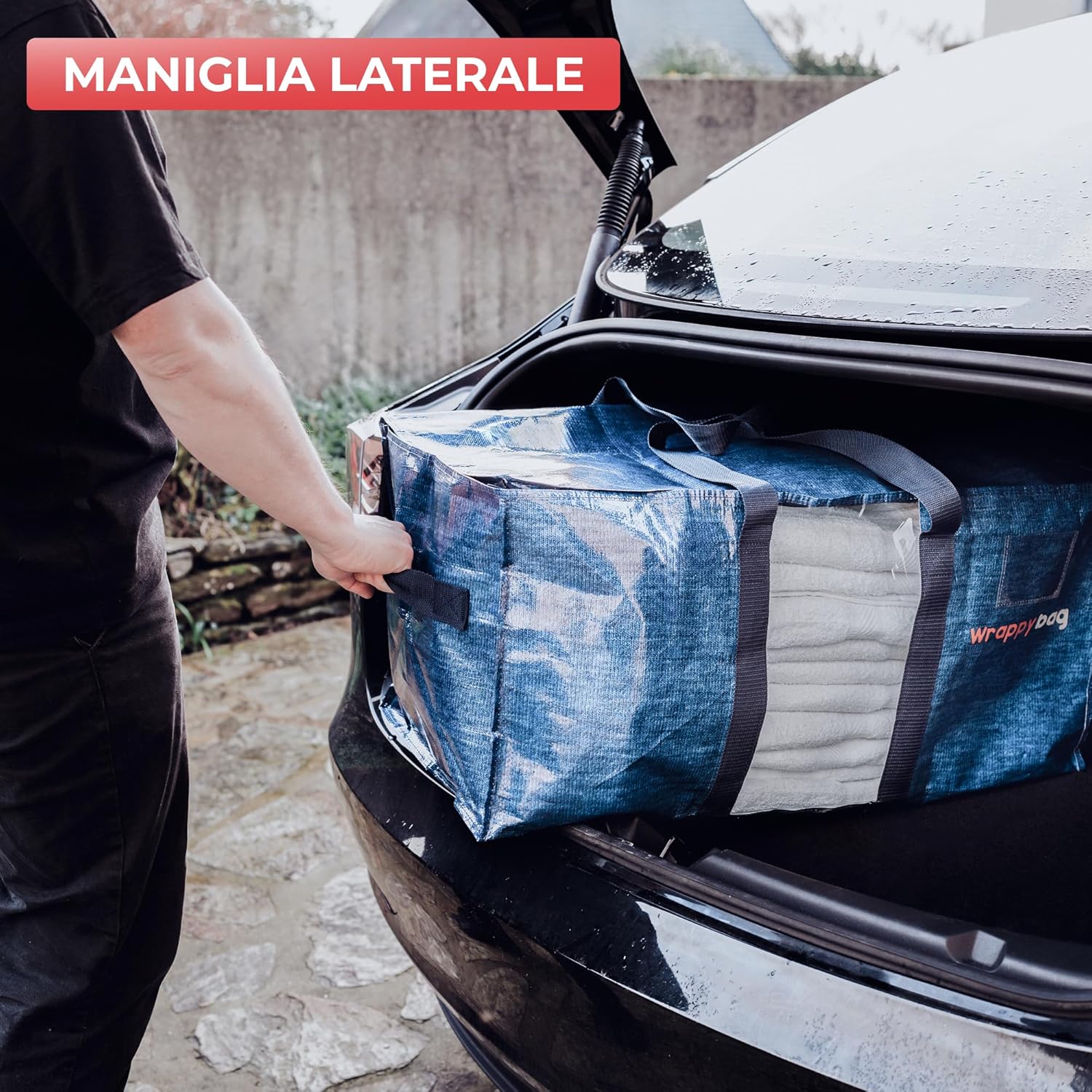 Wrappybag Set 10 Borse XXL Trasloco/Viaggi - immagine 6