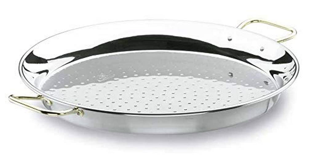 Lacor 60130- Padella per paella valenciana inox 30 cm