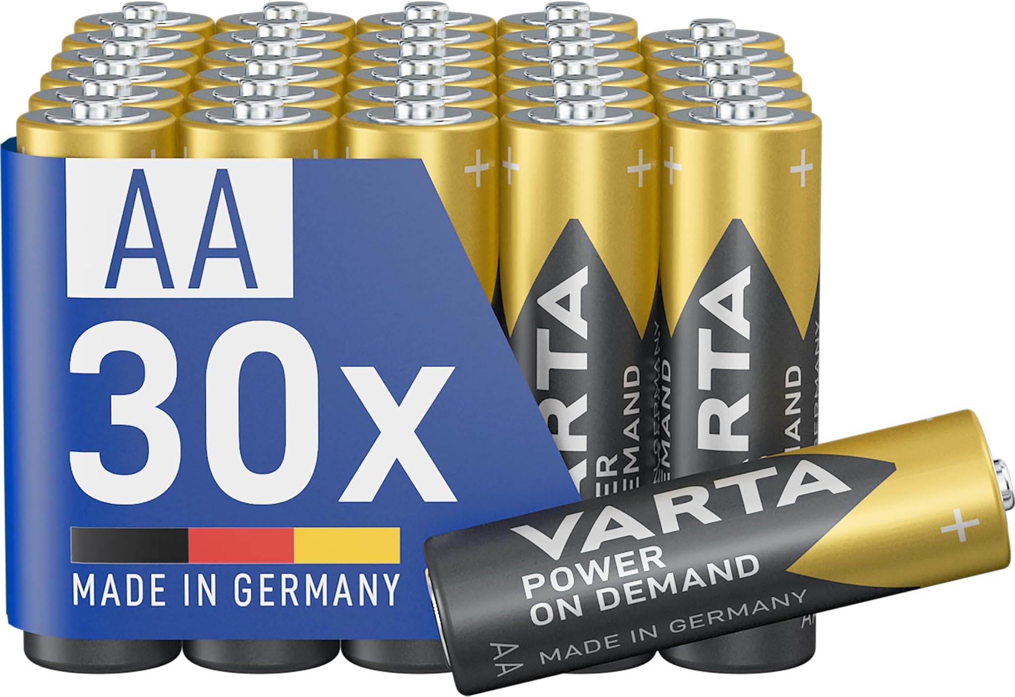 Varta Batterie AA - Confezione da 30 Power on Demand