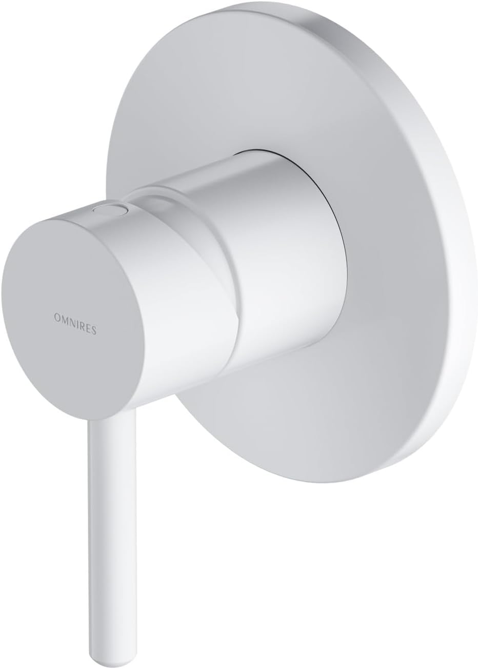 Omnires Y1245WM, Rubinetto doccia ad incasso Y, Matte white