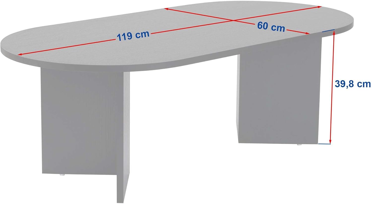 Hanah Home Elegante Coffee Table Atlantic Pine - immagine 2