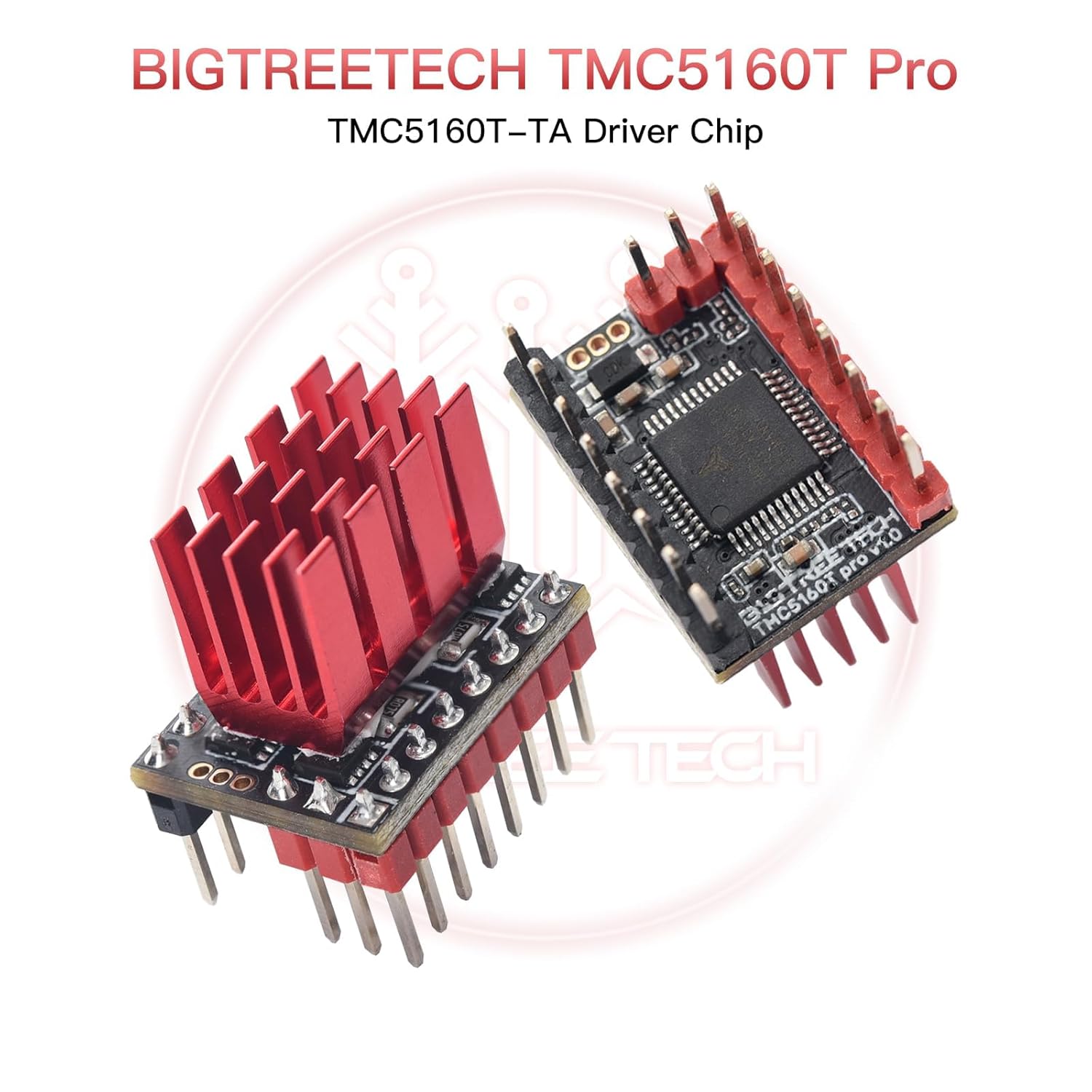 BIGTREETECH TMC5160T Pro V1.0 SPI Stepper Motor Drivers, 2 pezzi - immagine 2