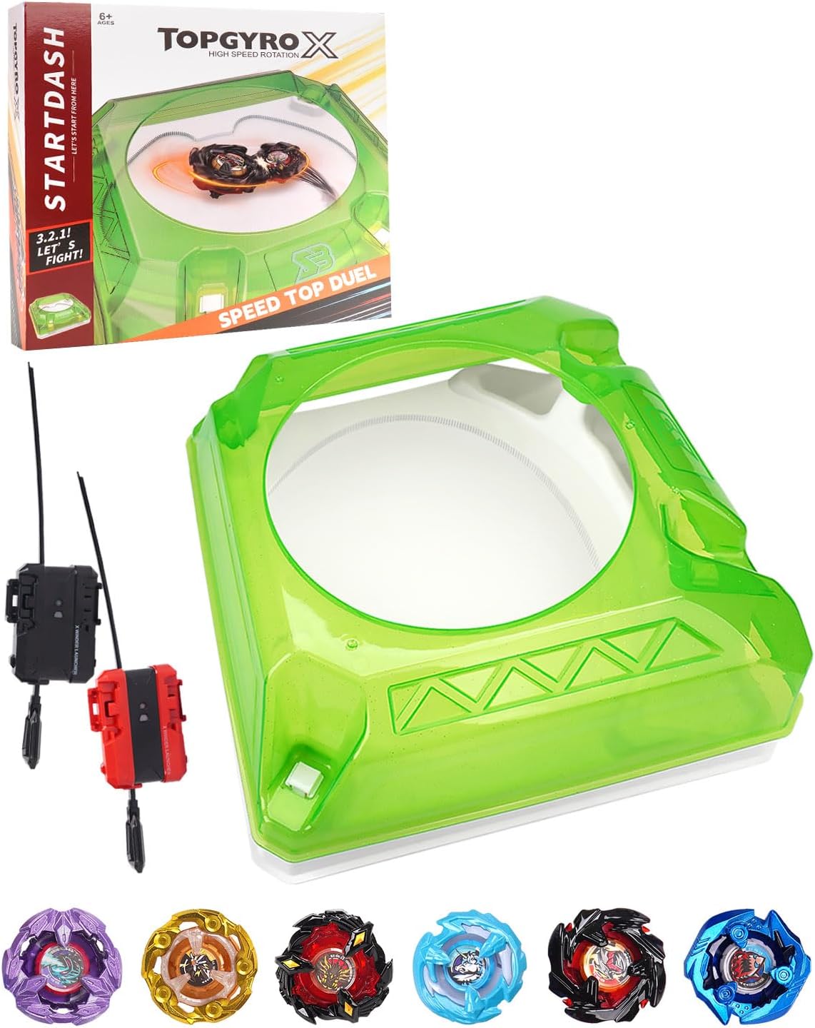 X Stadium Arena Set - Trottole e Lanciatori - immagine 1