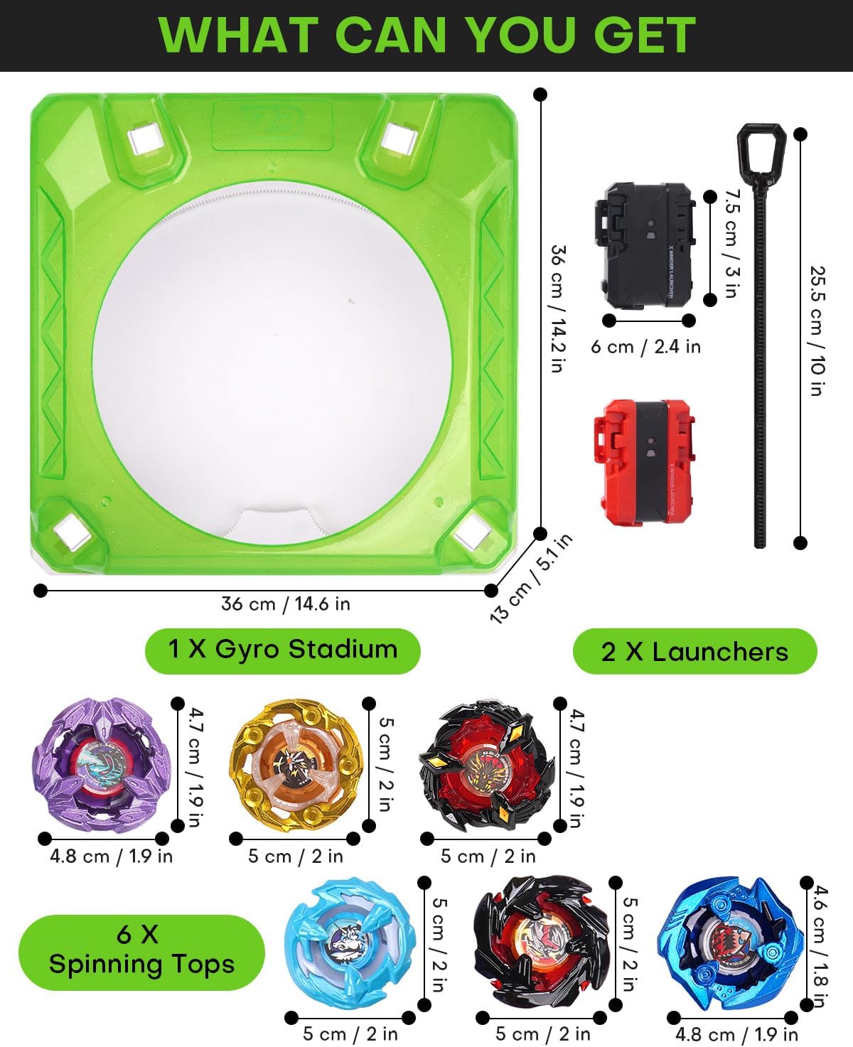X Stadium Arena Set - Trottole e Lanciatori - immagine 4