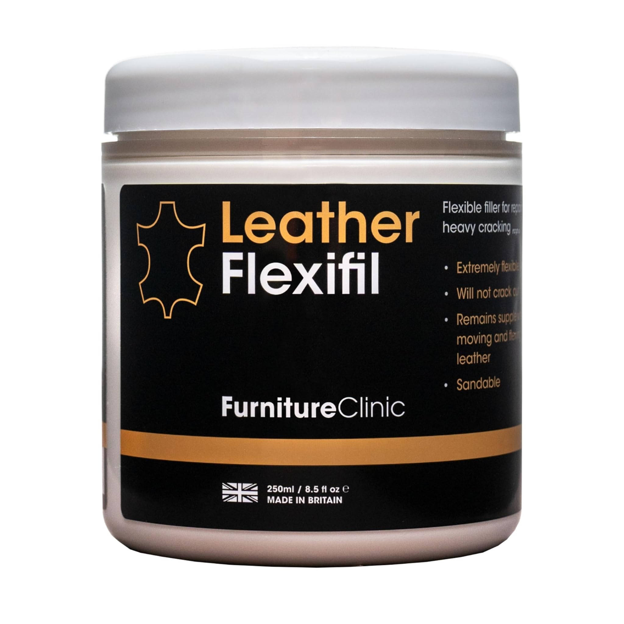 Leather Flexifil - Stucco Flessibile per Riparazione Pelle 250ml