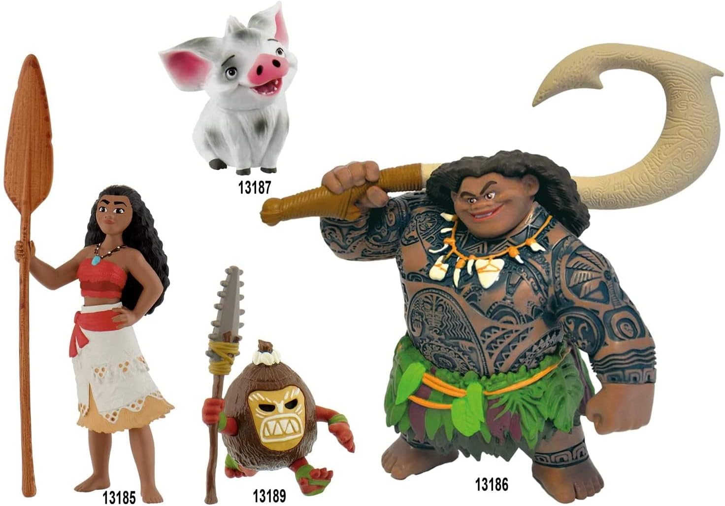 Bullyland - Set di personaggi da gioco – Oceania 4 pezzi - immagine 1