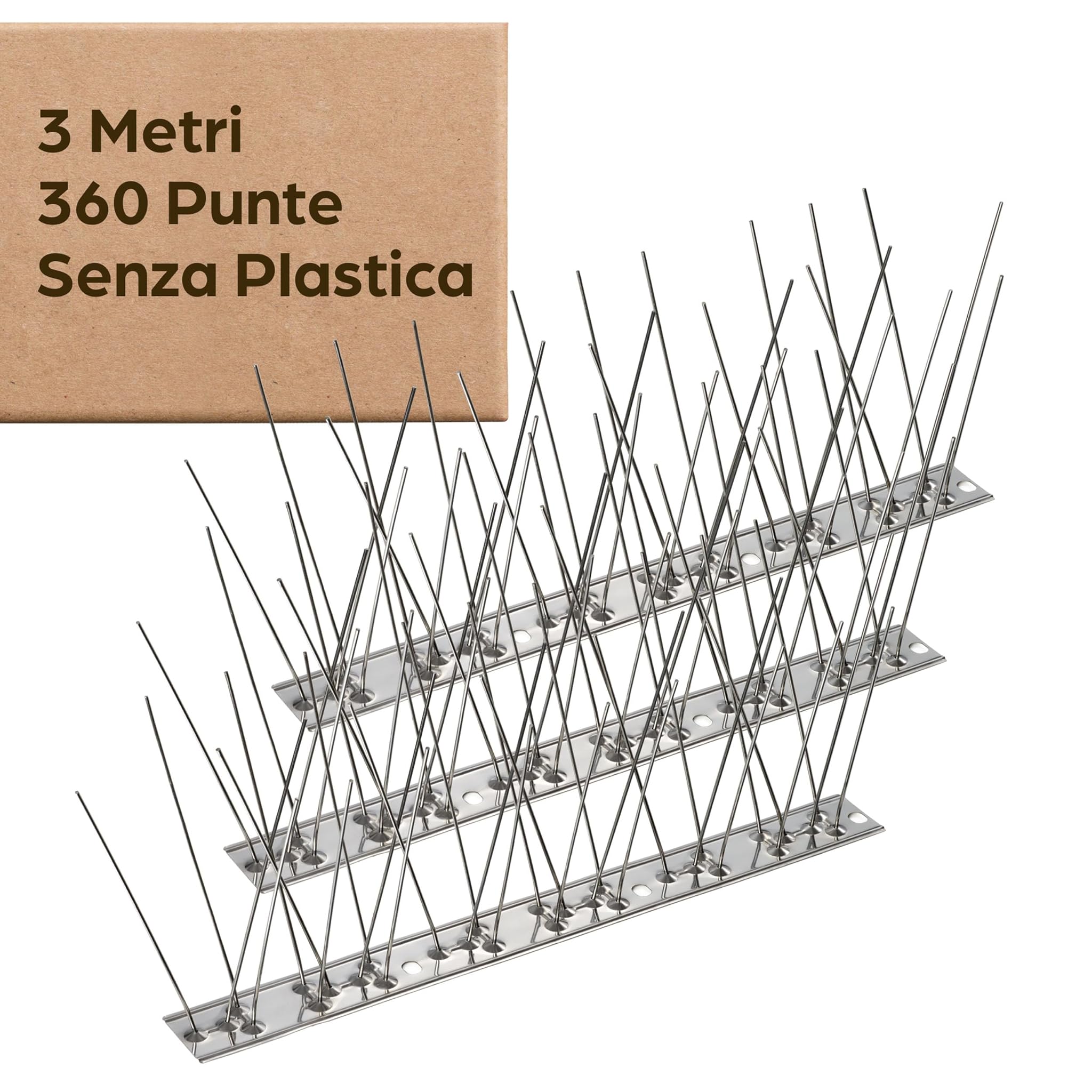 Dissuasori per Piccioni 3 Metri con 360 Spuntoni