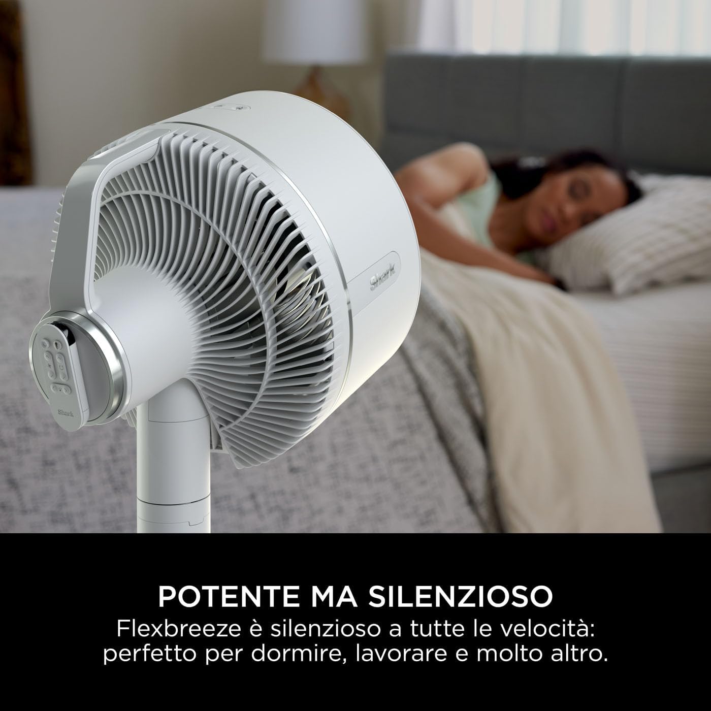 Shark FlexBreeze FA220EU - Ventilatore Ibrido, Bianco - immagine 5