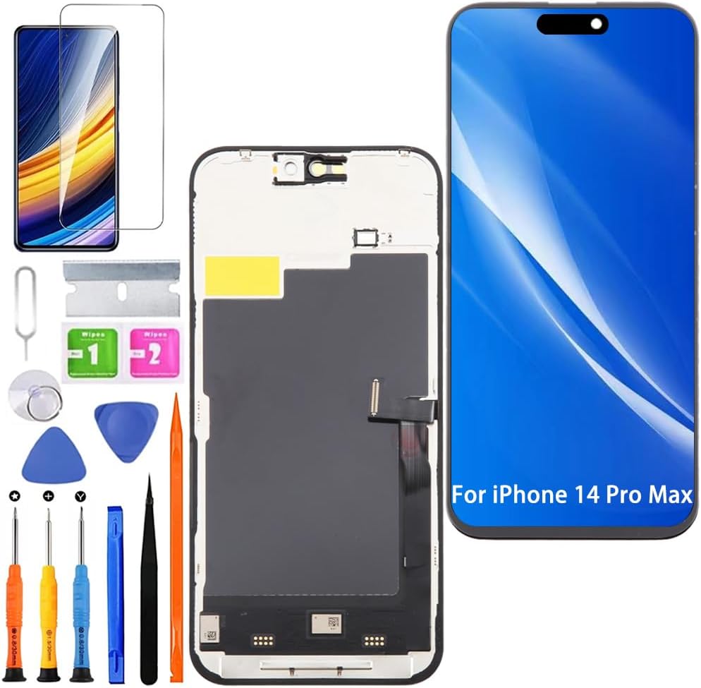 HLYGZX Display per iPhone 14 Pro Max LCD FHD - immagine 1