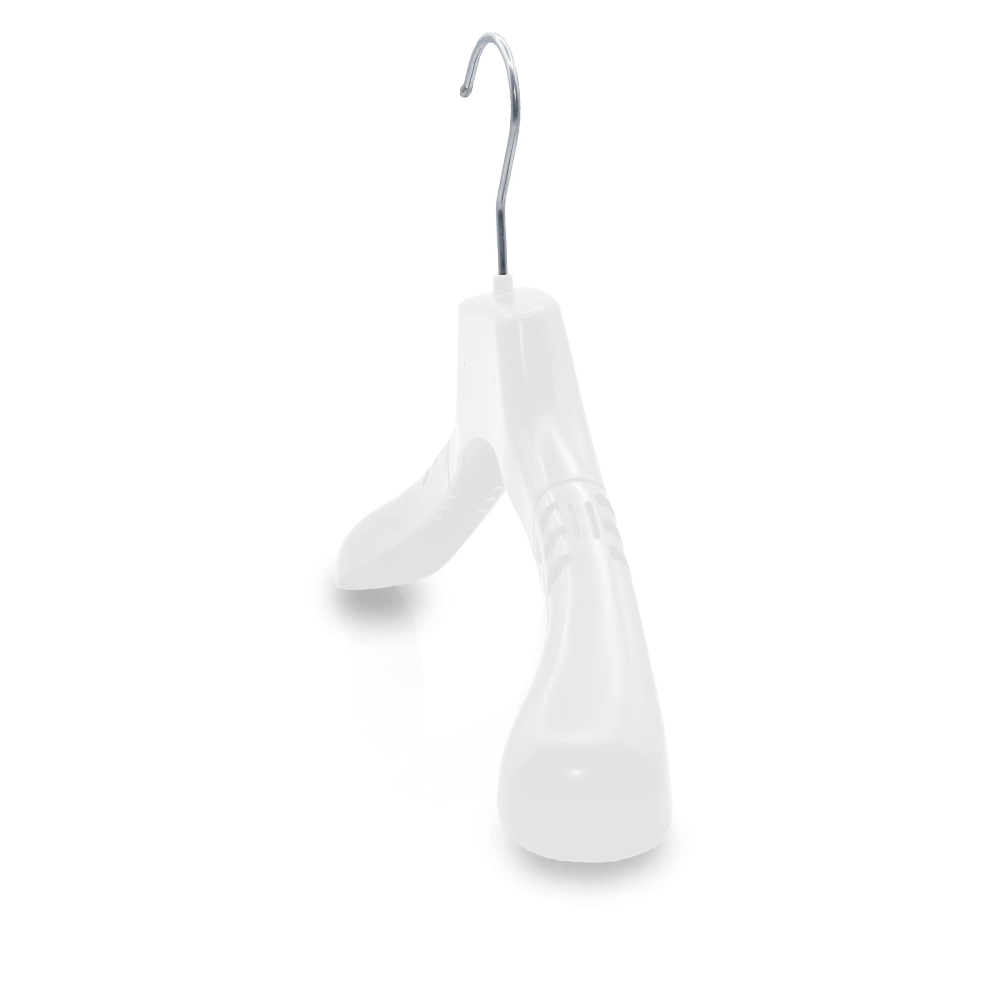 Kiroplast 12 Grucce Appendiabiti Spalla Estendibile, Bianco