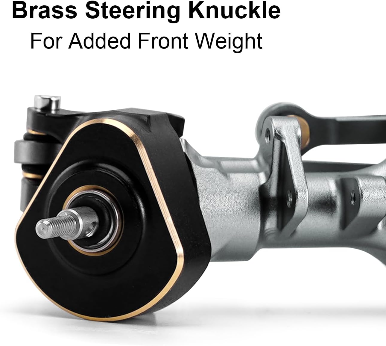 INJORA +4mm Assi Planet per Aggiornamento SCX24 1/24, Titanio - immagine 3