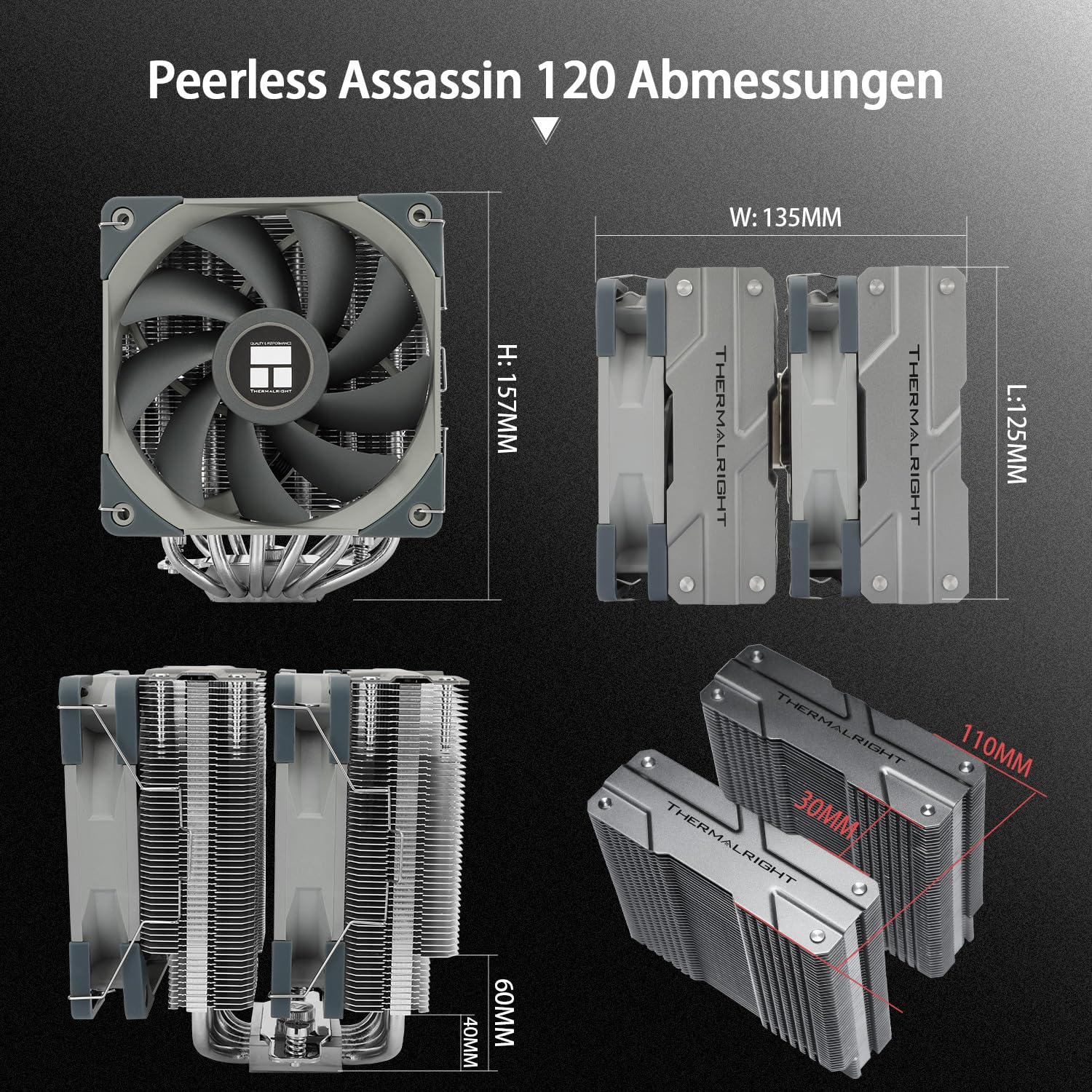 Thermalright Peerless Assassin 120 - CPU Air Cooler - immagine 5