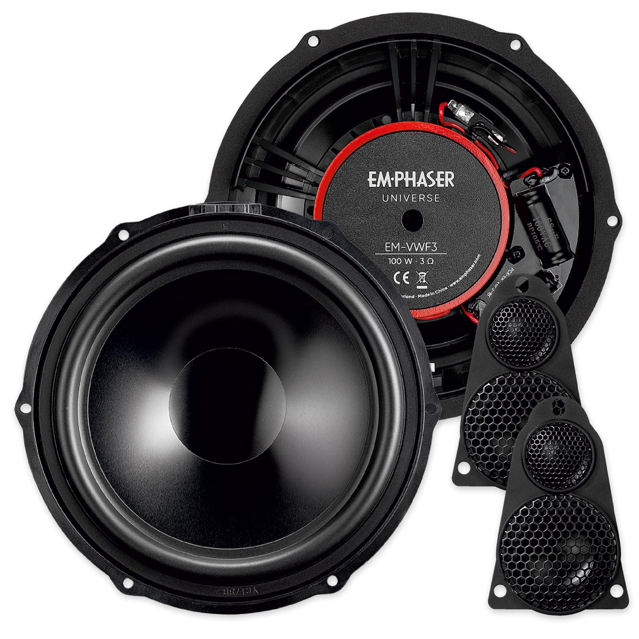 EMPHASER EM-VWF3 - Sistema Componenti 3 Vie 20cm VW T5