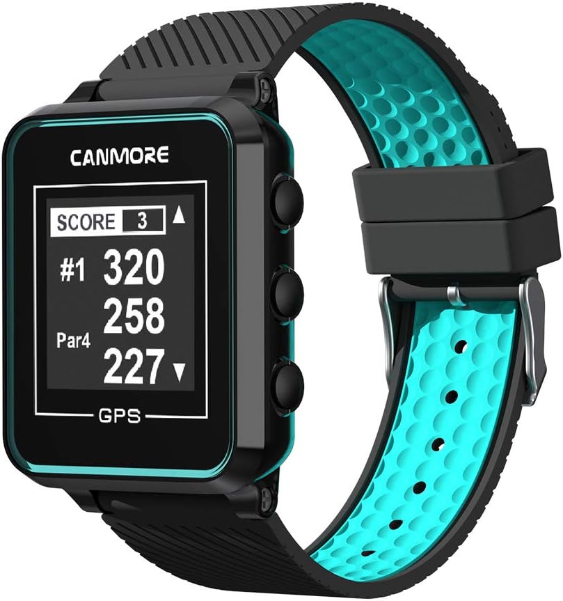 Canmore TW353 - Orologio GPS da Golf Turchese/Nero - immagine 1