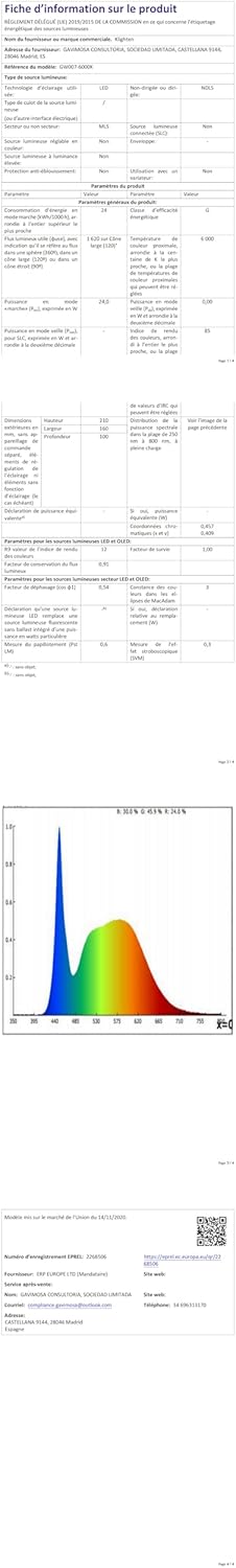 Klighten Lampada Esterno LED 24W con Sensore, Bronzo - immagine 10