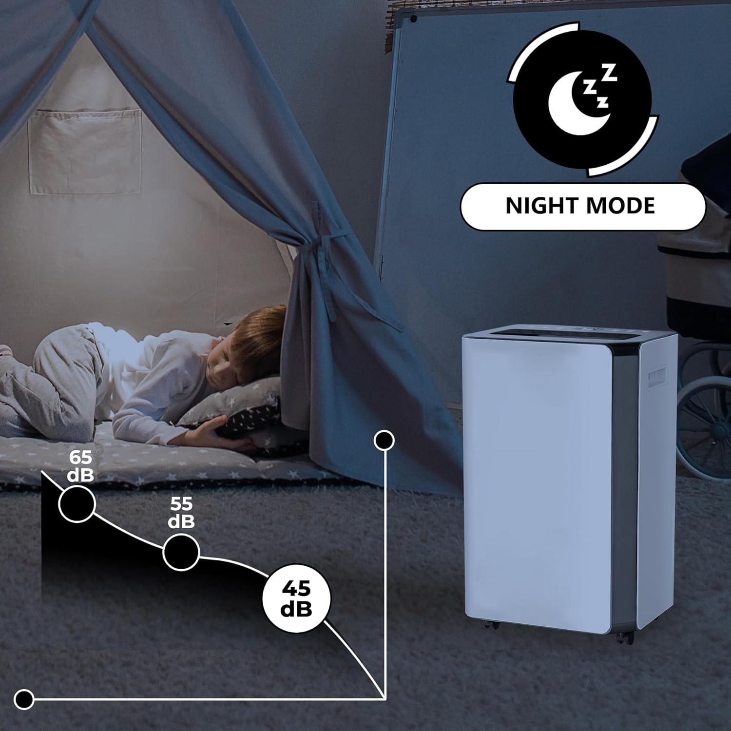 Vonia Deumidificatore 16L, Bianco - immagine 6