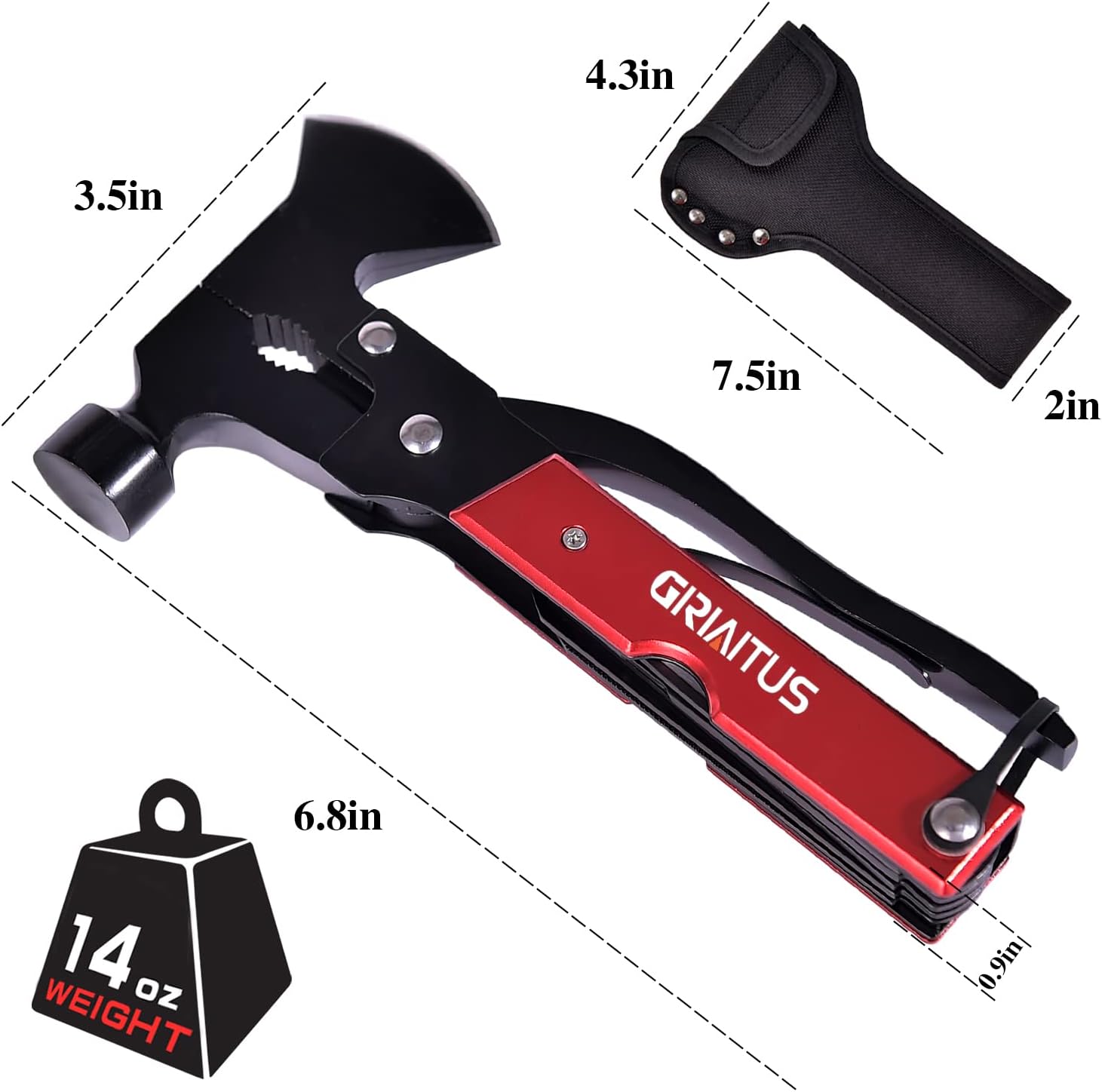 Martello Multifunzione 18 in 1 Multitool - immagine 3
