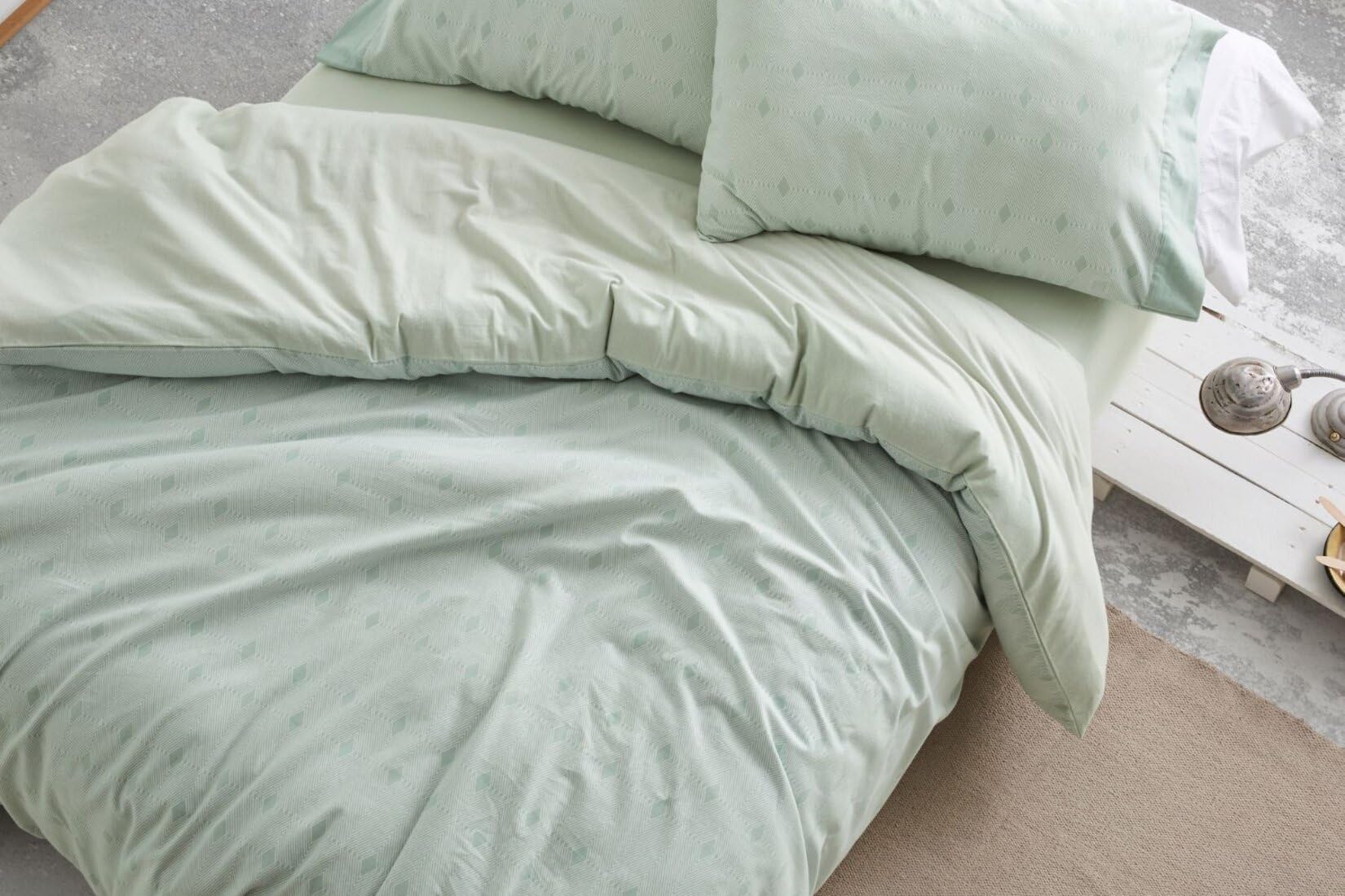 Burrito Blanco - Copripiumino Flanella Design 571, Menta