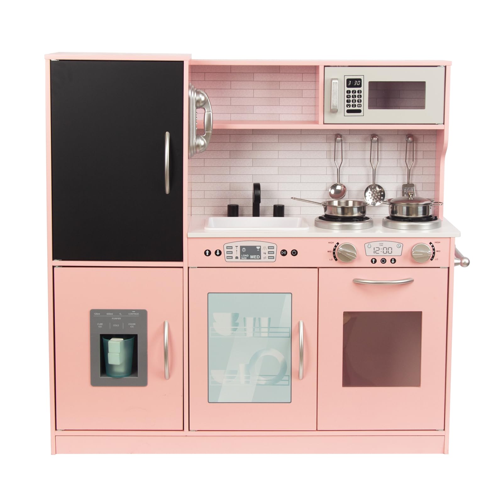 Cucina Giocattolo in Legno per Bambini, Rosa Chiaro