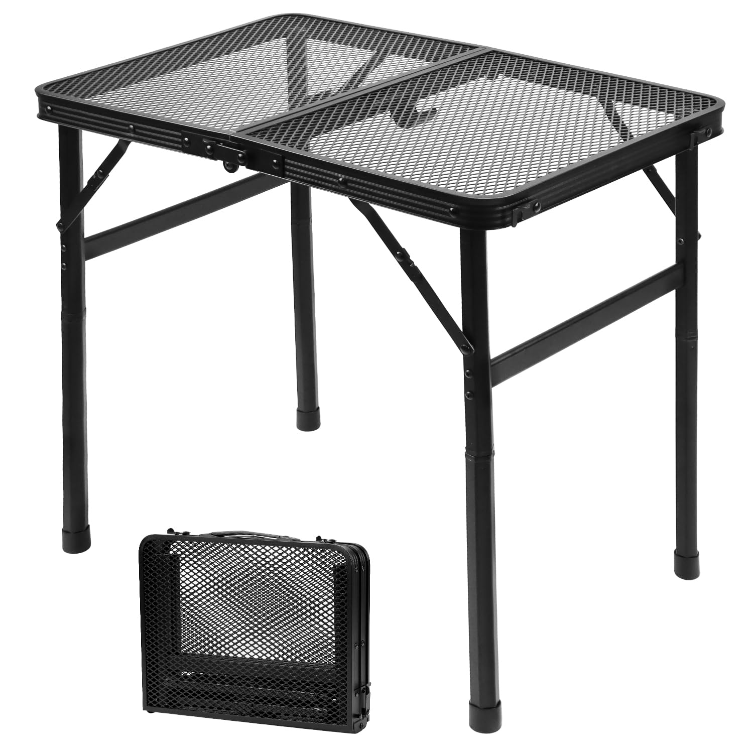 Qwork® Tavolo da Campeggio Pieghevole 60x40 cm