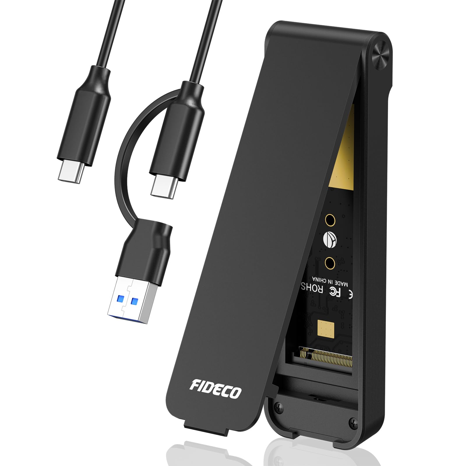 Fideco Case SSD M.2 NVMe 10Gbps USB 3.2 Gen2