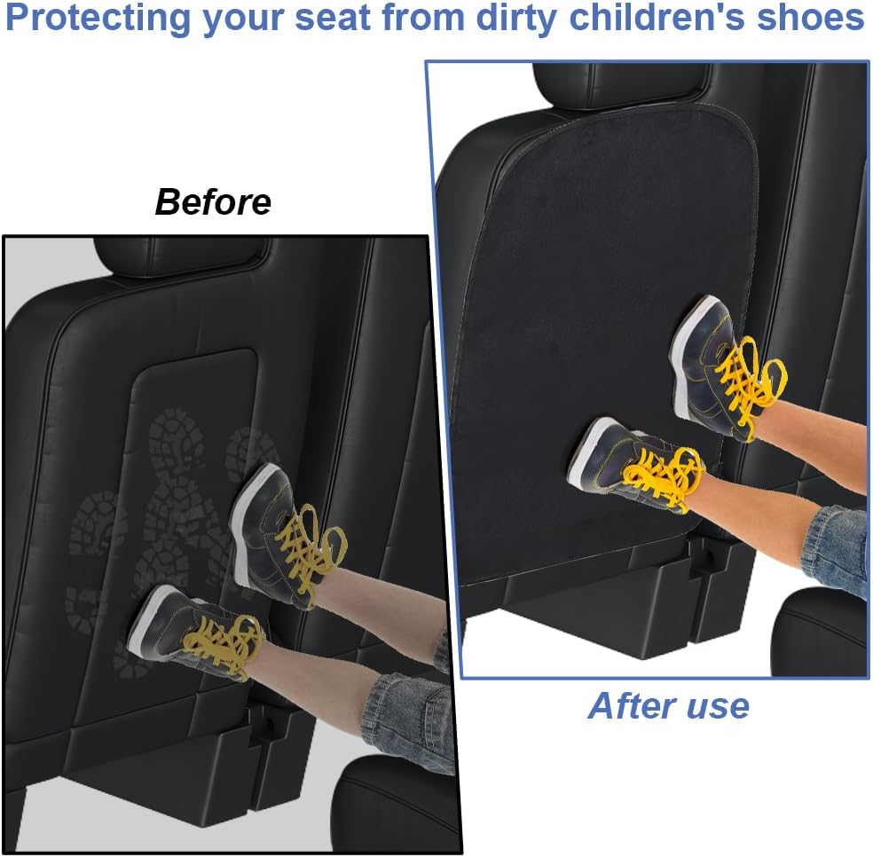 2 Protezioni Sedile Auto Bambini Anteriore 60x45cm - immagine 3