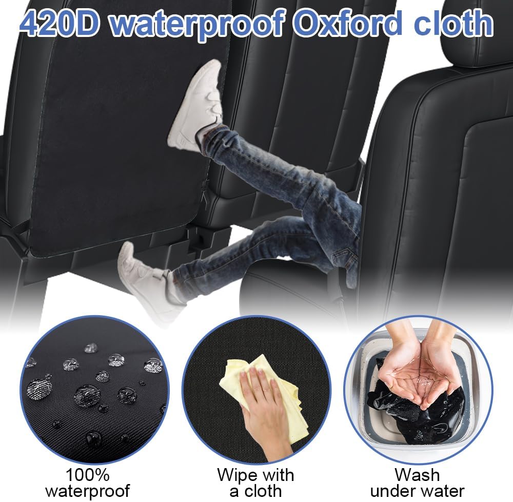 2 Protezioni Sedile Auto Bambini Anteriore 60x45cm - immagine 4