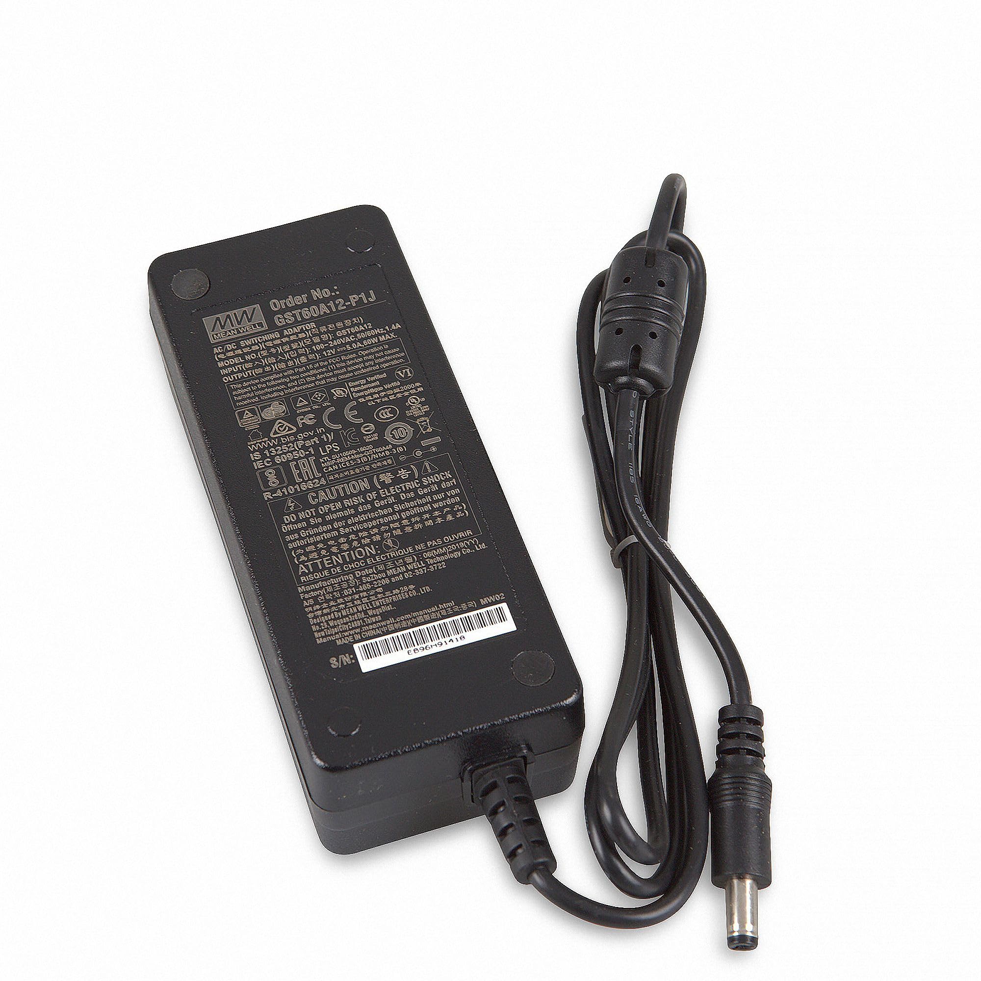 Mean Well Original GST60A12-P1J - Alimentatore 12V 5A