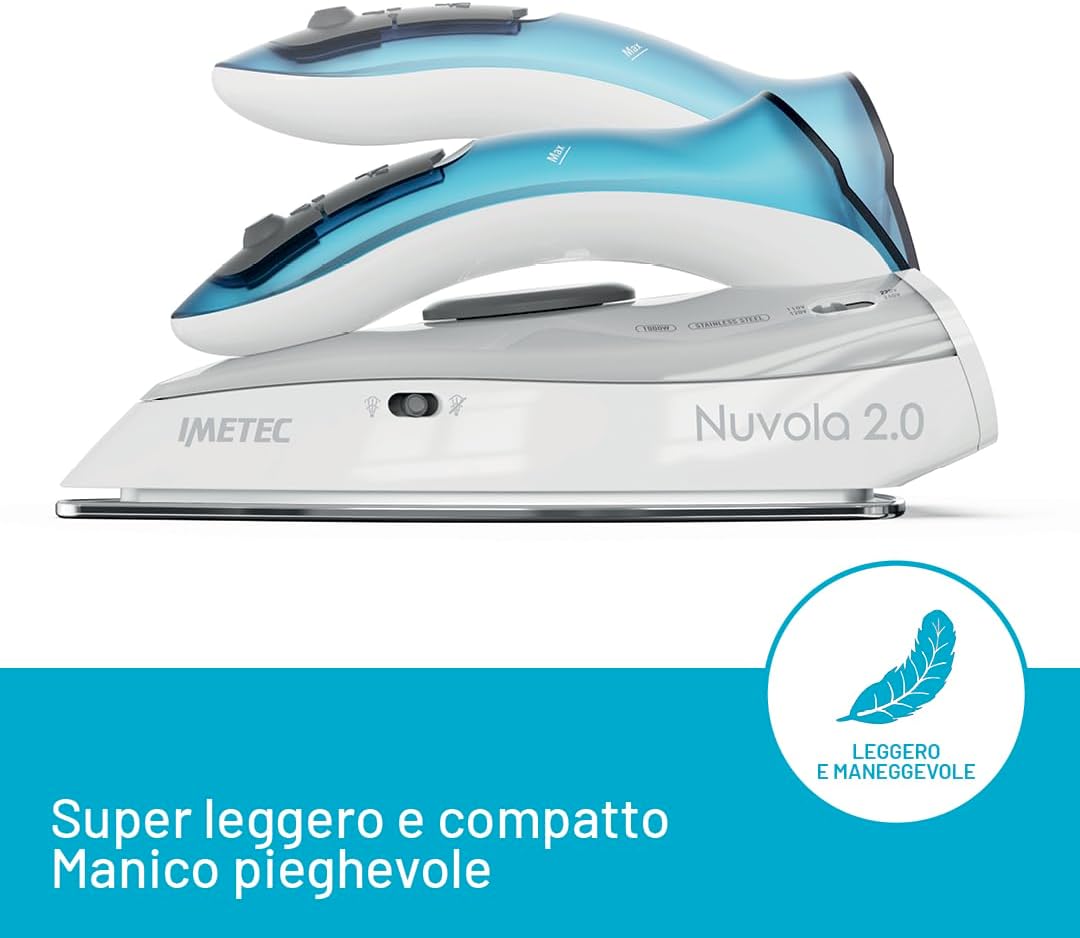 Imetec Nuvola 2.0 - Ferro da Stiro da Viaggio a Vapore - immagine 4