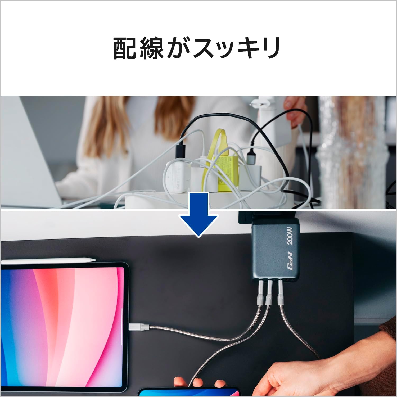 GNC-200 GaN Charger 200W Multiporta - immagine 5