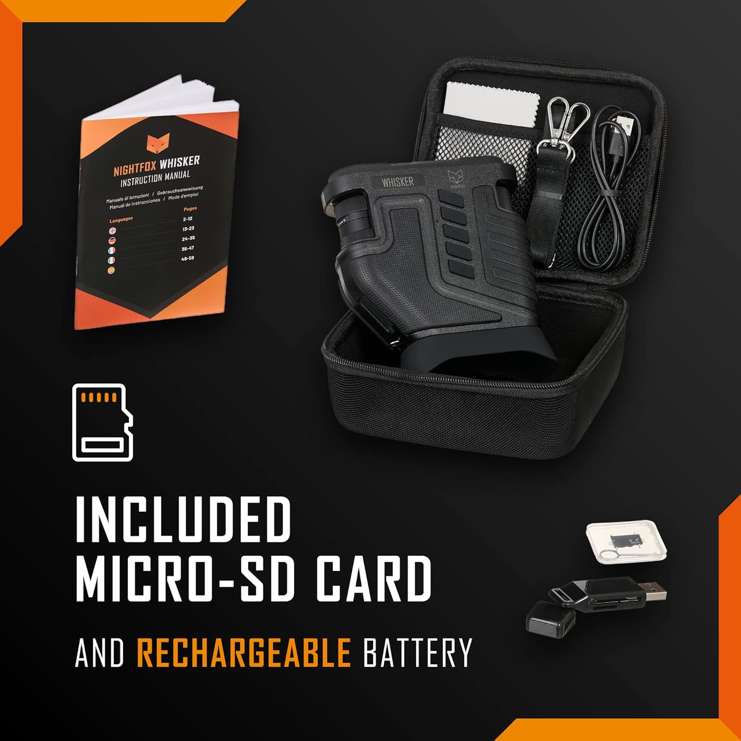 Nightfox Whisker - Binocolo Visione Notturna 270m - immagine 4