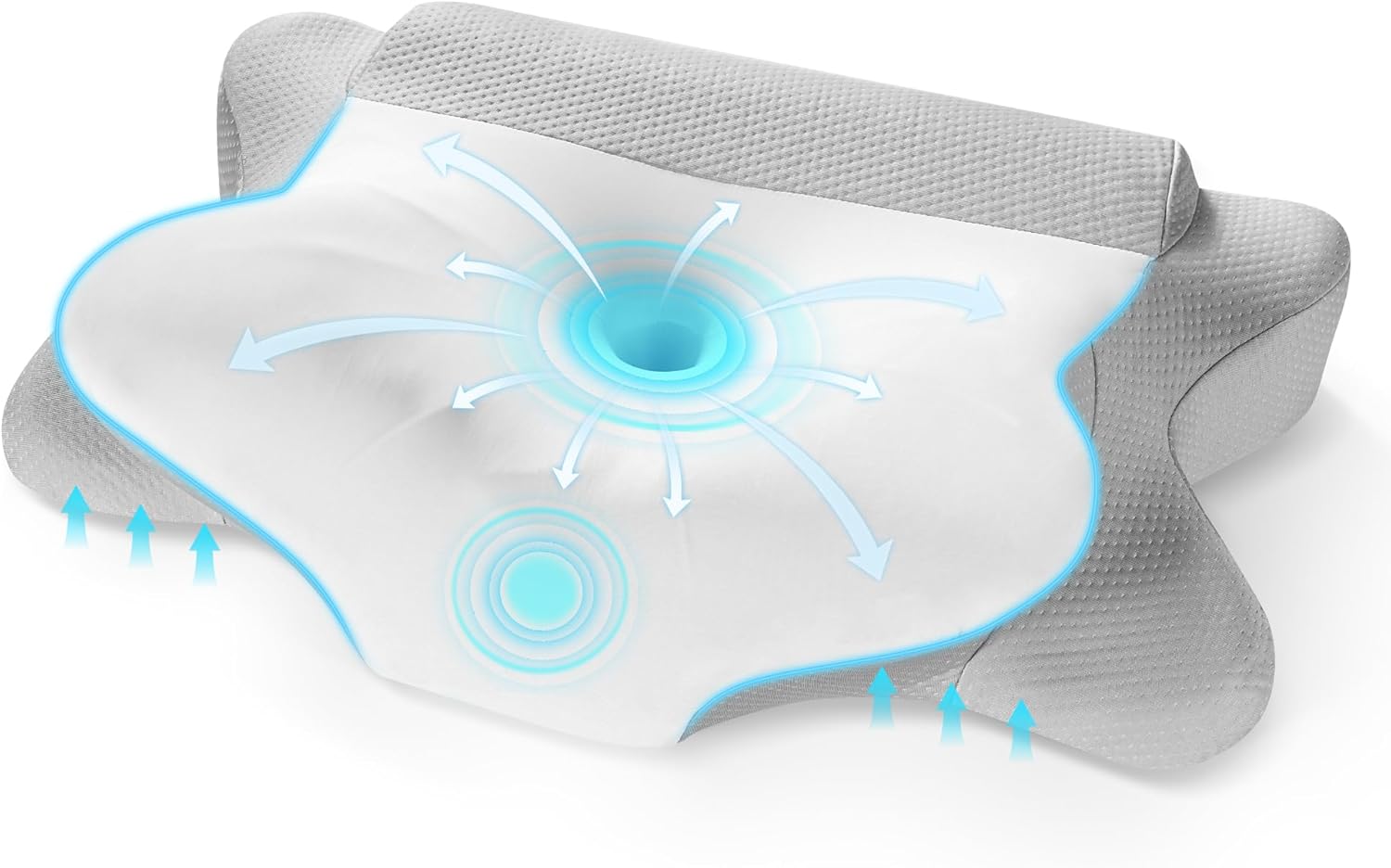 Careboda Cuscino Cervicale in Memory Foam - immagine 1