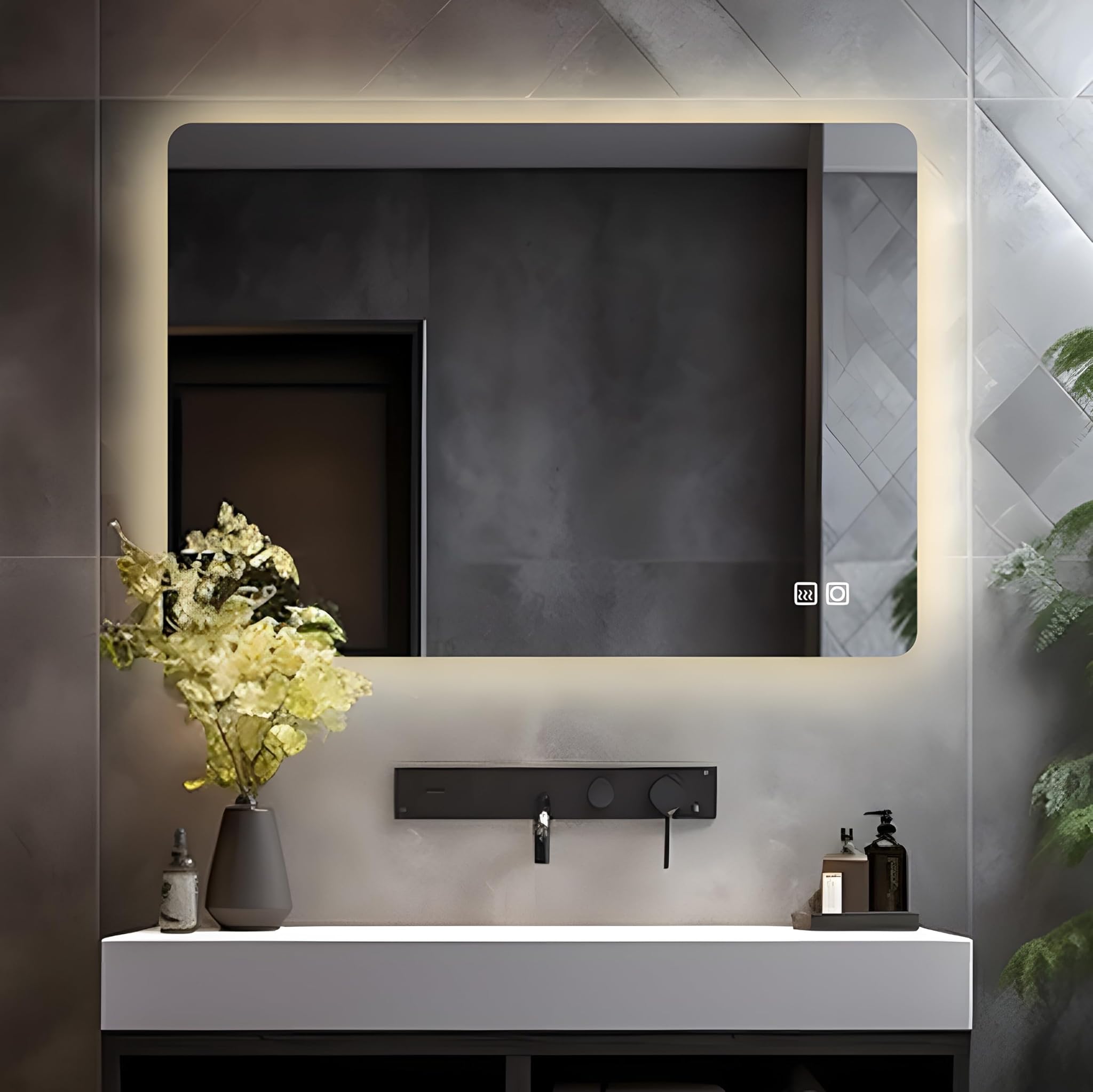 Lisa Specchio da Bagno a LED 80x60 cm