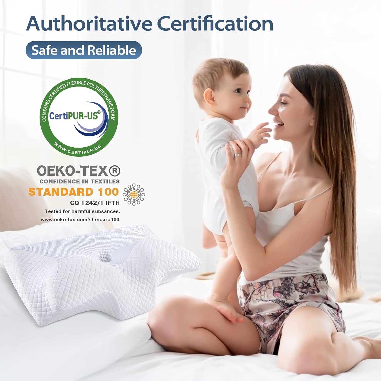 Homca Cuscino Cervicale Ergonomico Memory Foam - immagine 6