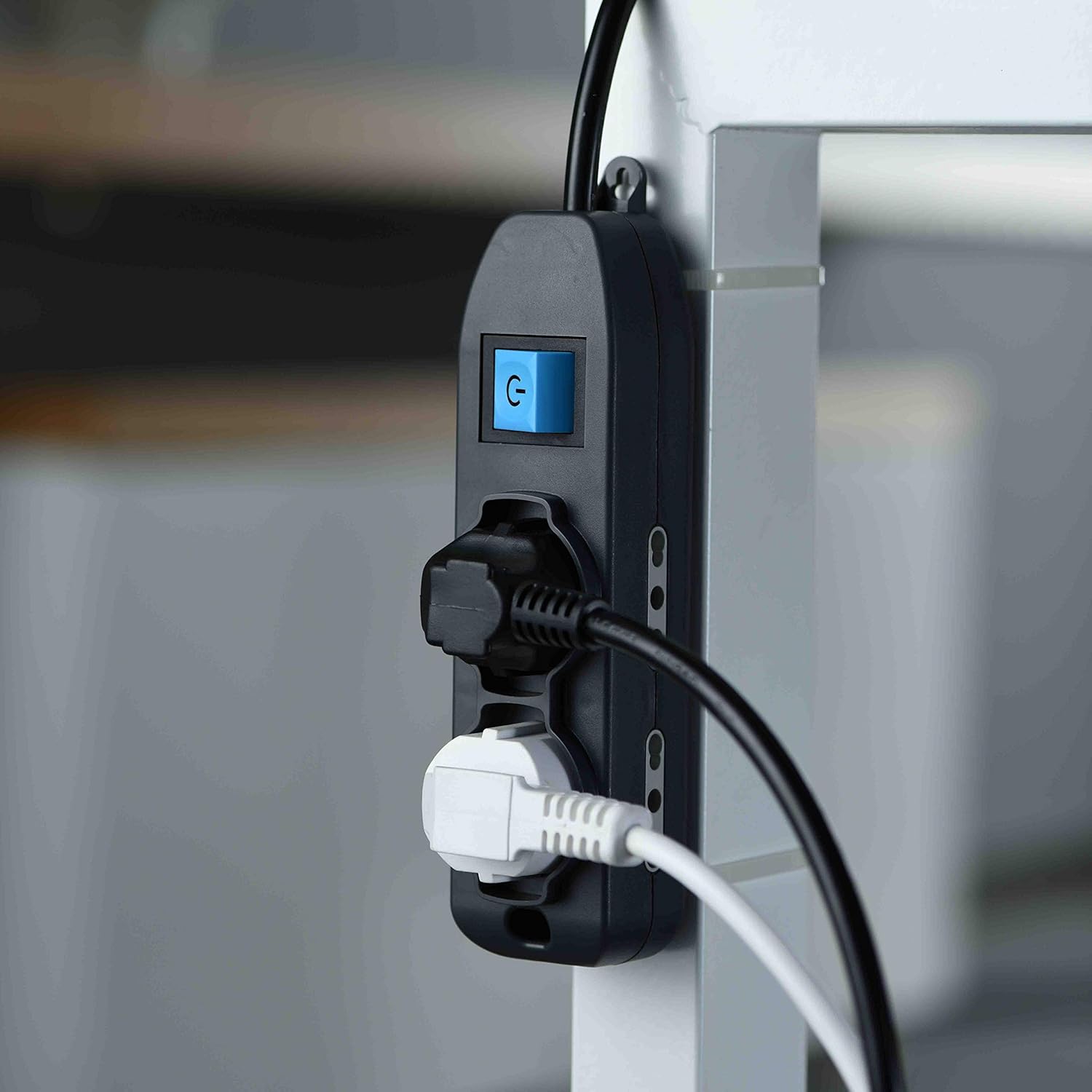 Electraline 62050 - Multipresa 6 Posti con Cavo 3M, Nero - immagine 2